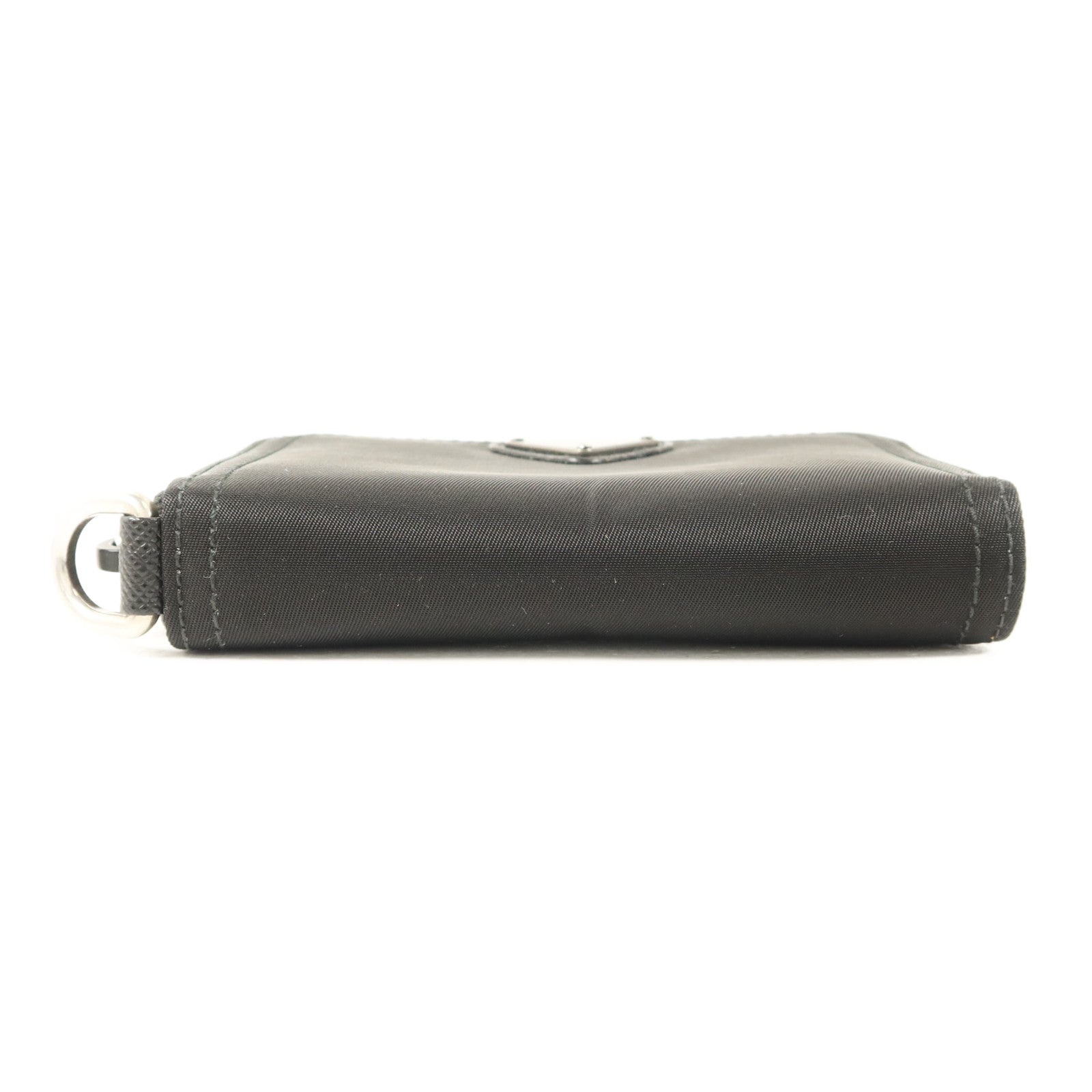 PRADA 尼龍Card Case With Strap銀扣卡片套