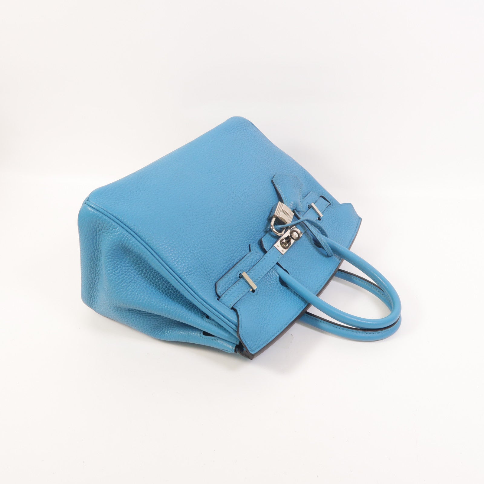 HERMES Togo皮革Birkin 25手挽袋Turquoise