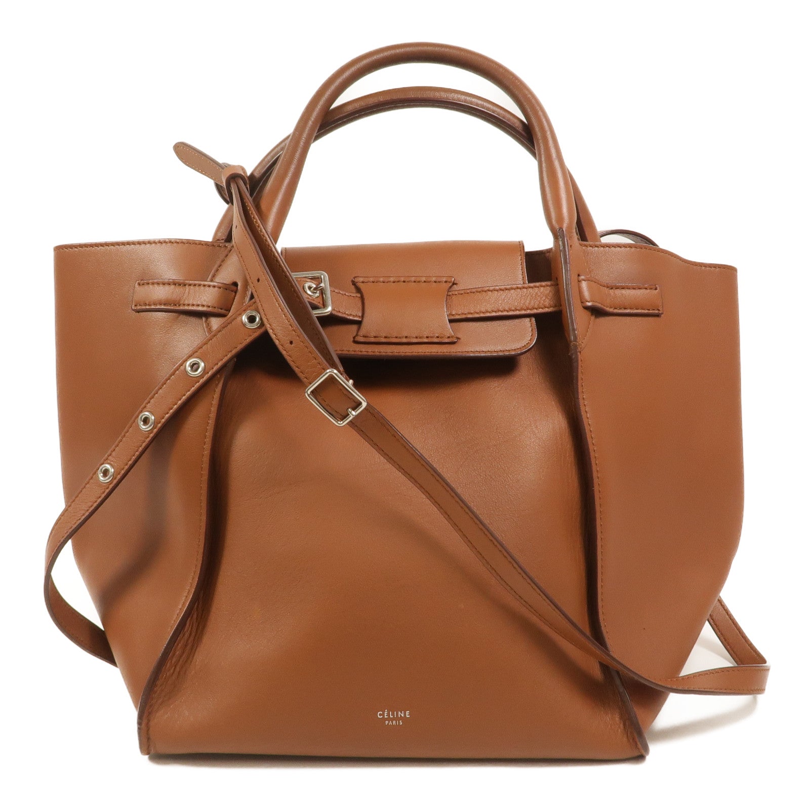 CELINE 牛皮皮革Big Bag Small手挽肩背兩用袋