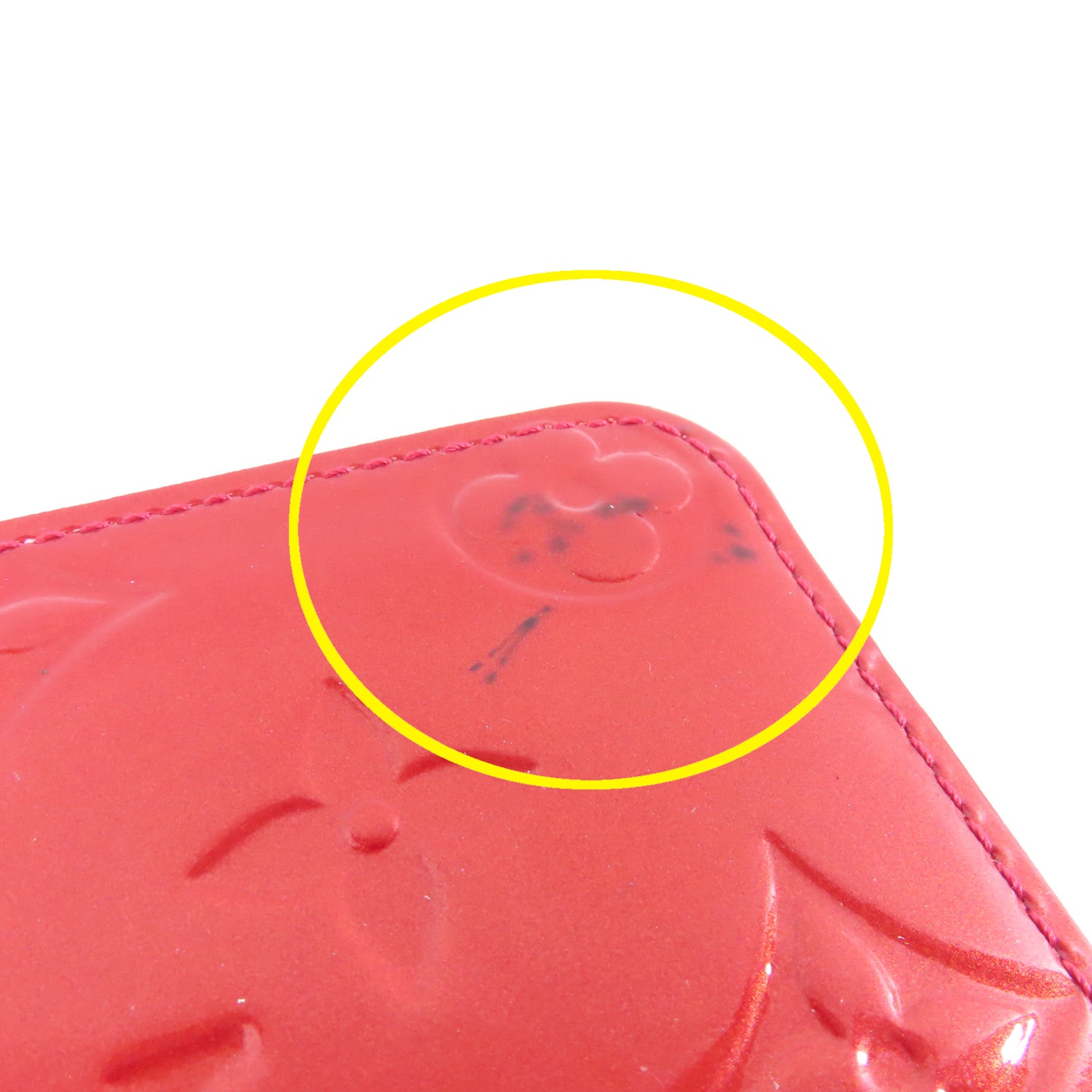 LOUIS VUITTON 【激減優惠】Vernis Zippy Coin Purse金扣零錢包紅色