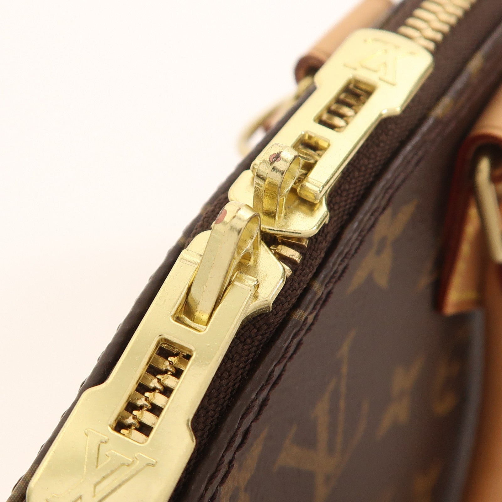 LOUIS VUITTON Monogram Alma BB金扣手挽肩背兩用袋