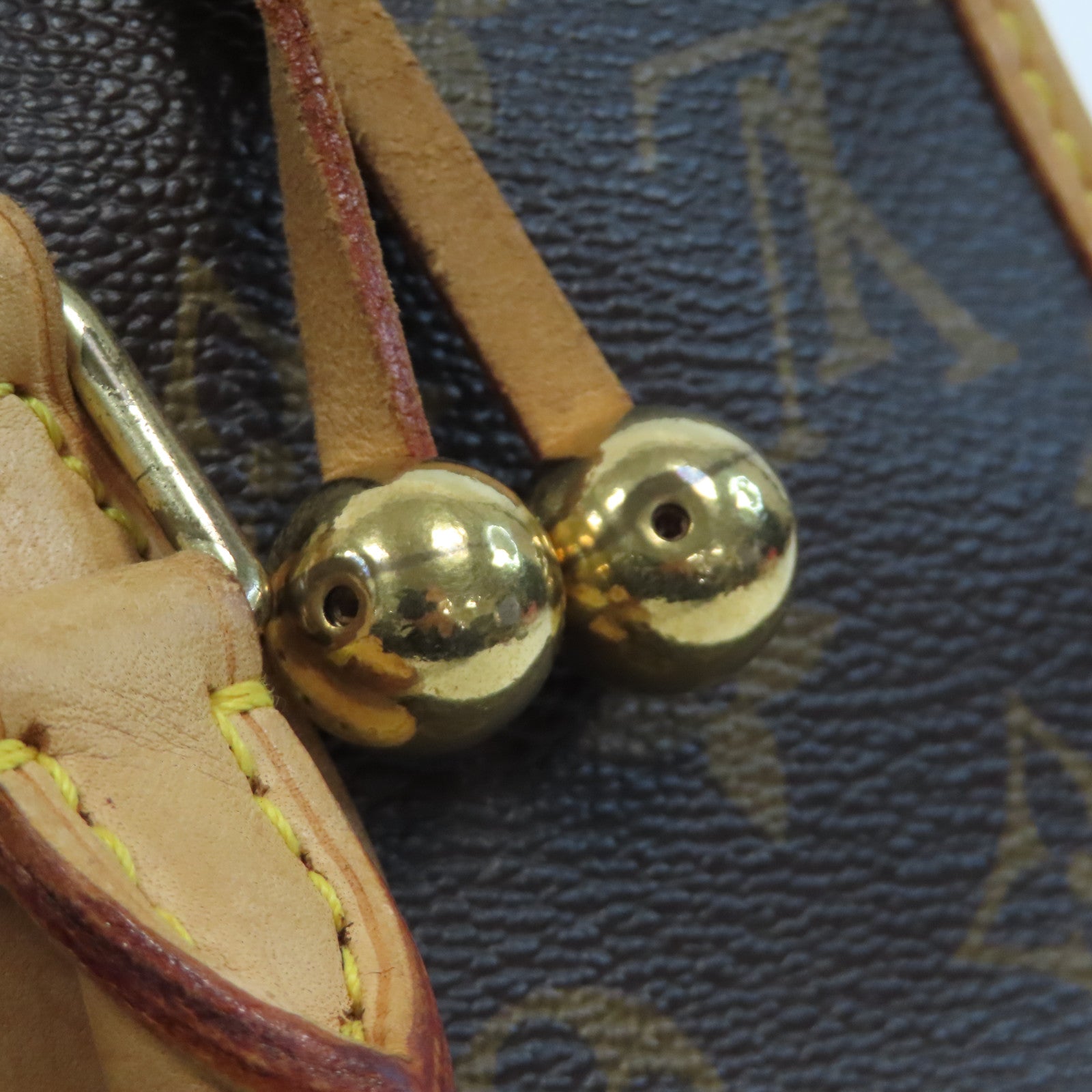 LOUIS VUITTON Monogram Popincourt金扣手挽袋啡色