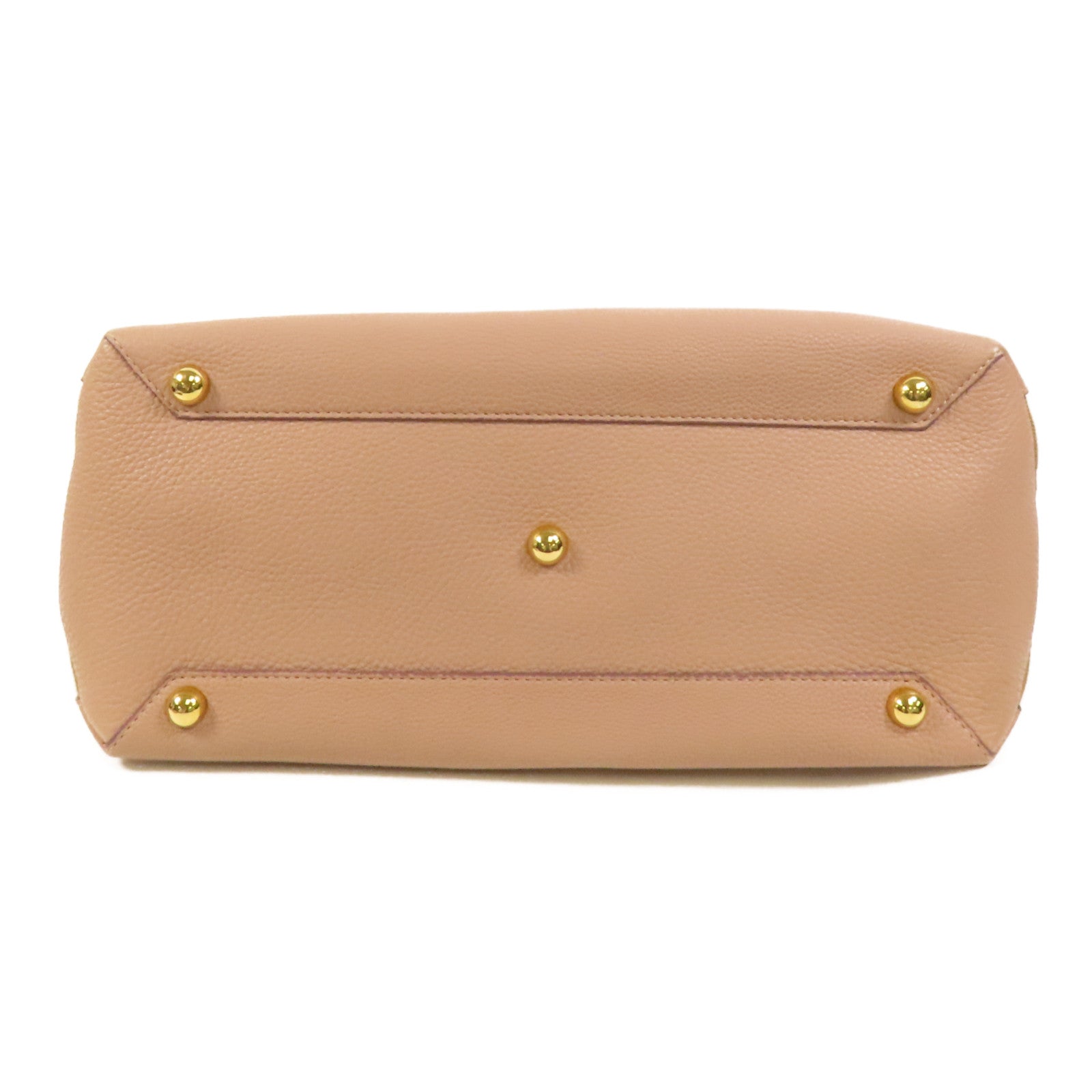 BURBERRY 牛皮皮革2 Way Shoulder金扣手挽肩背兩用袋