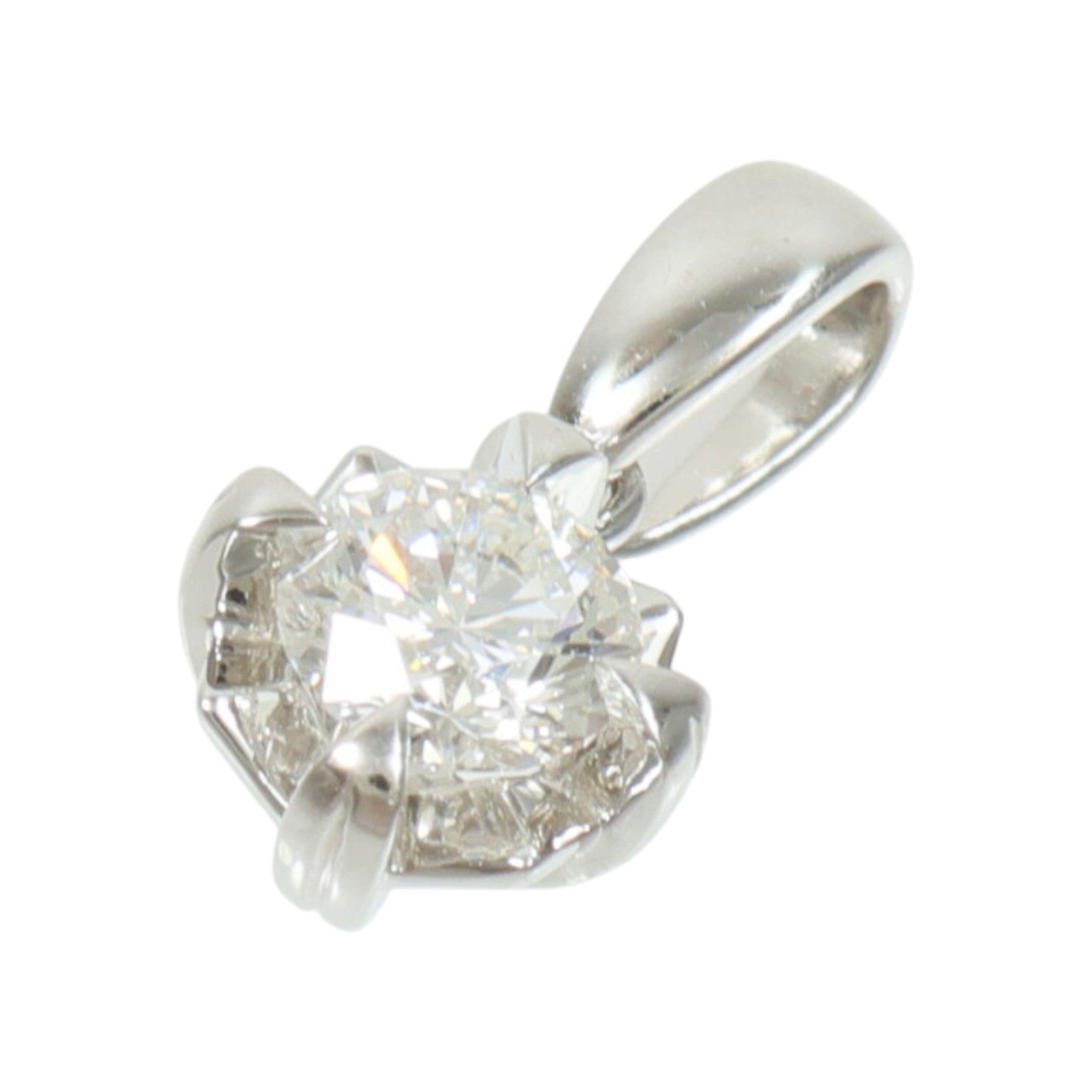 JEWELRY 18K白金Diamond Pendant鑽石吊墜