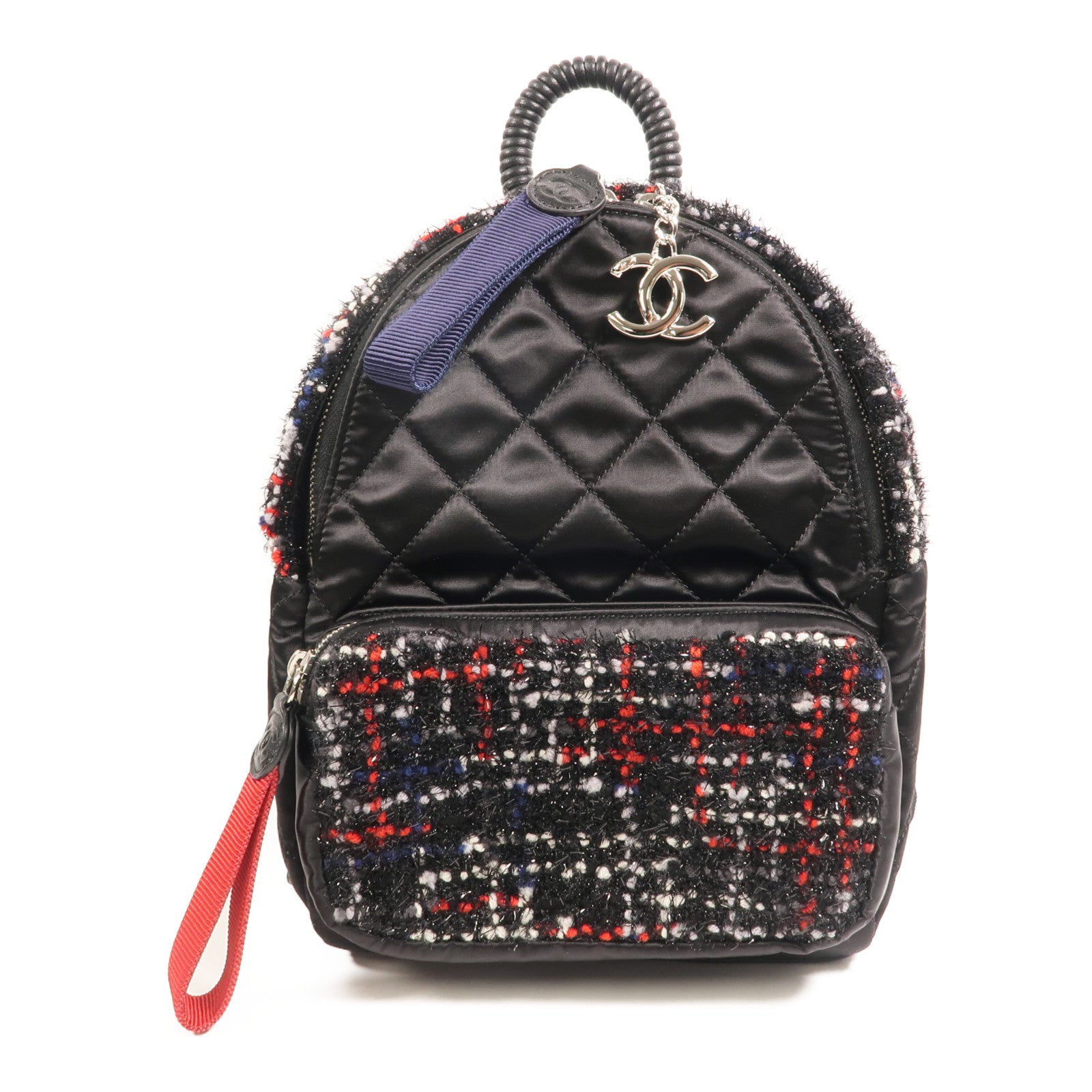 CHANEL 尼龍/Tweed Backpack背包