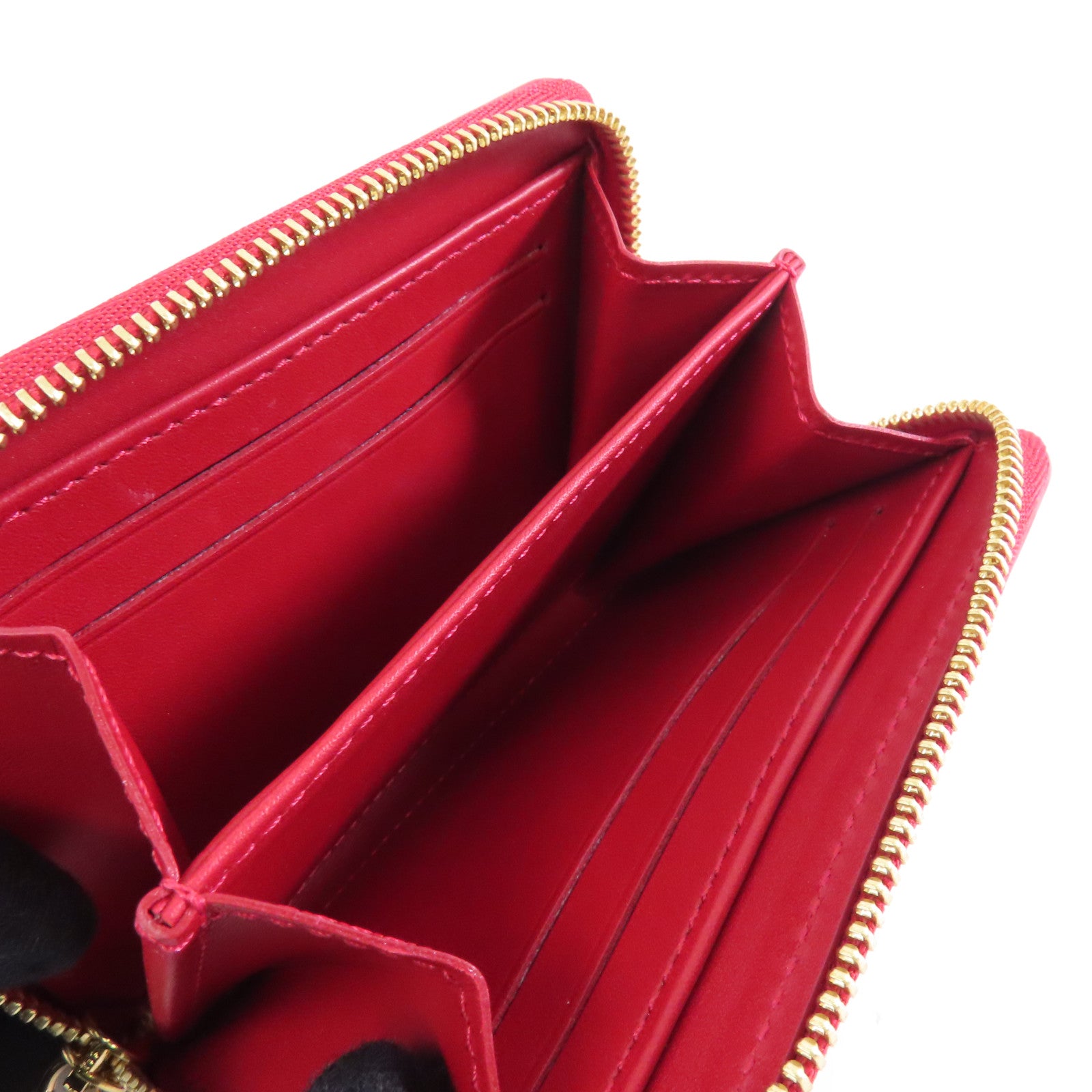 LOUIS VUITTON 【激減優惠】Vernis Zippy Coin Purse金扣零錢包紅色