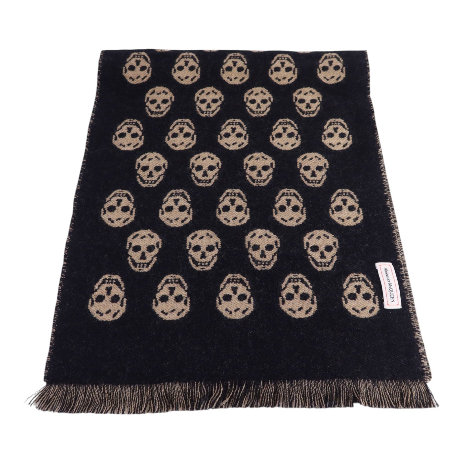 Alexander McQueen 羊毛Muffler圍巾