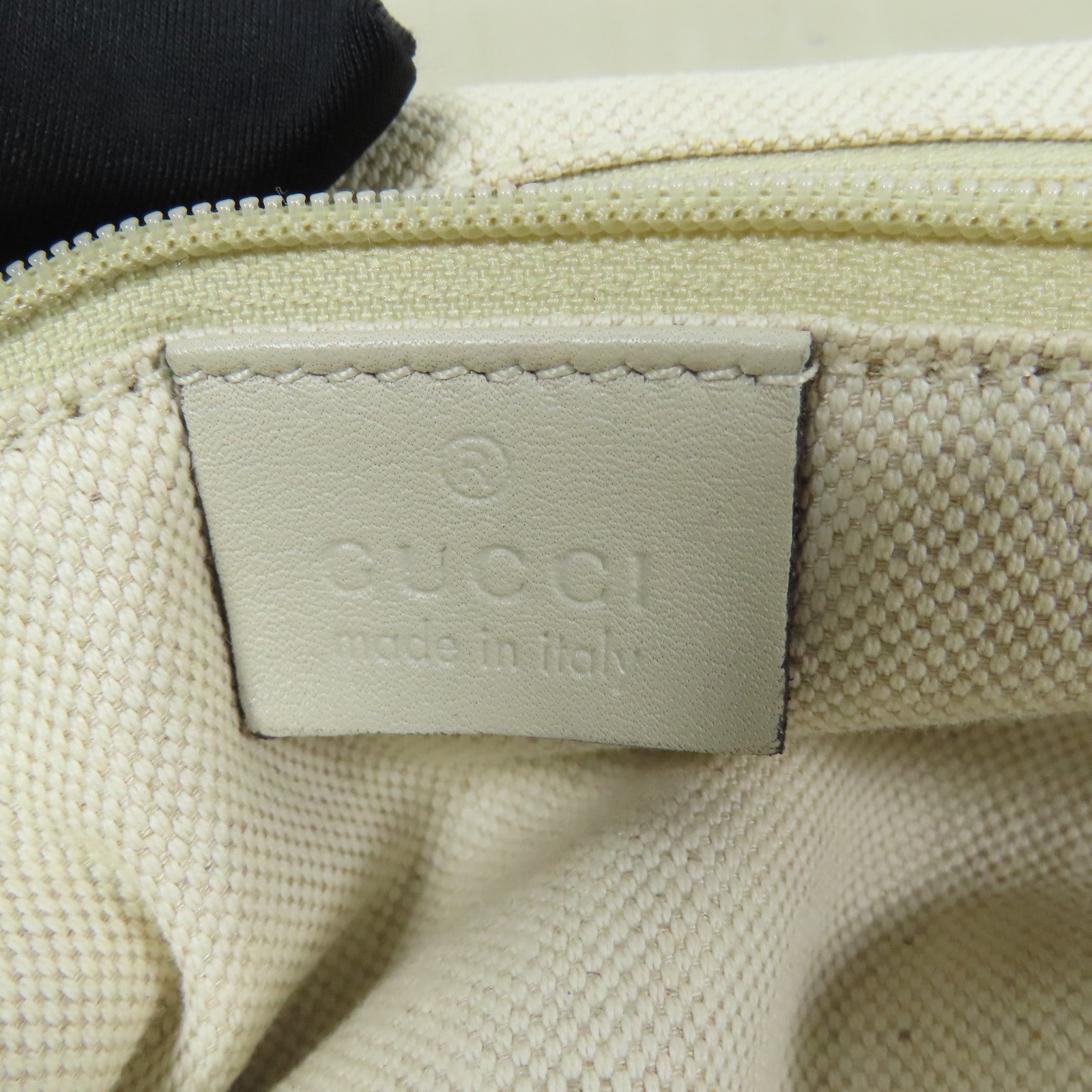 GUCCI 帆布2 Way Shoulder銀扣手挽肩背兩用袋