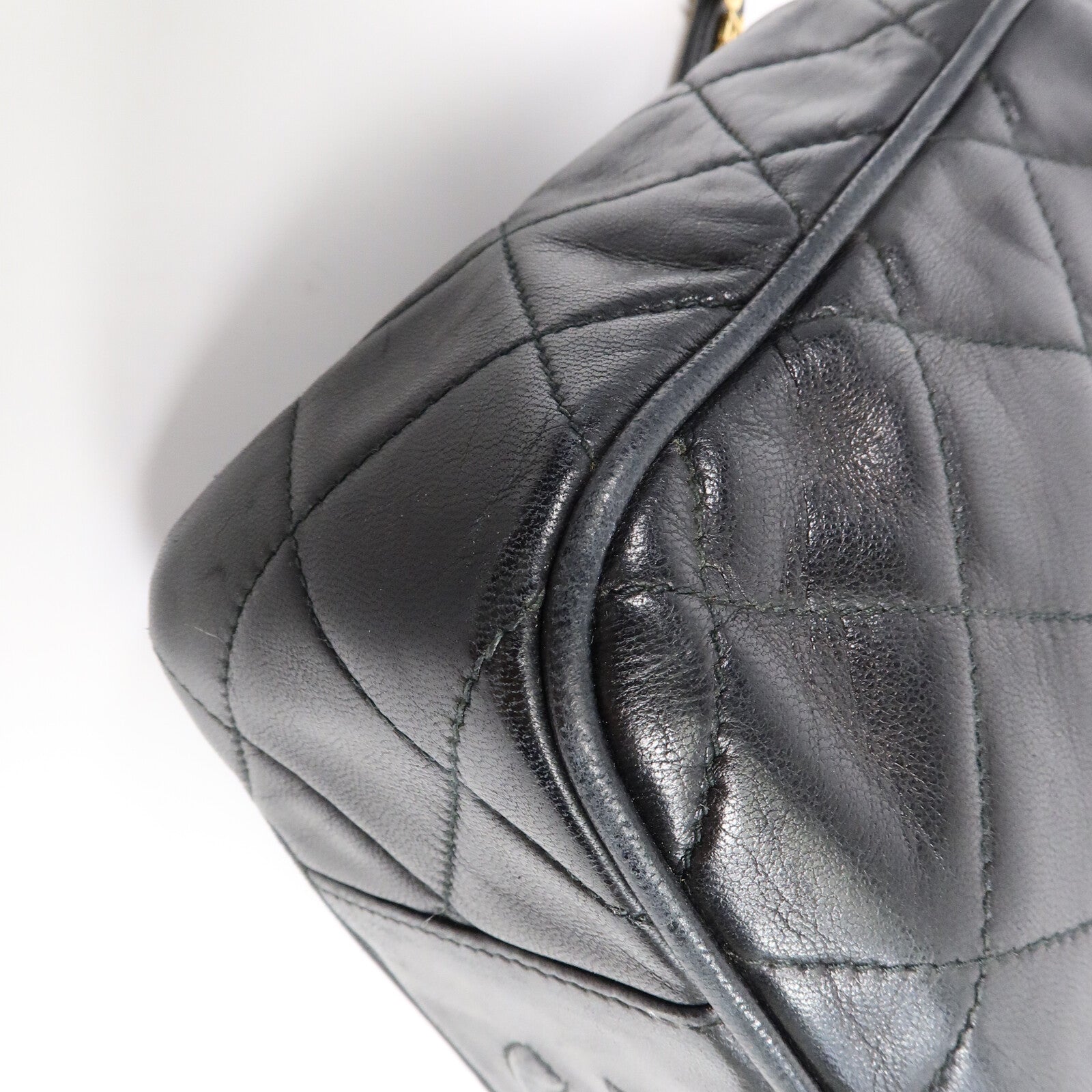 CHANEL 羊皮皮革Vintage Handbag手挽袋