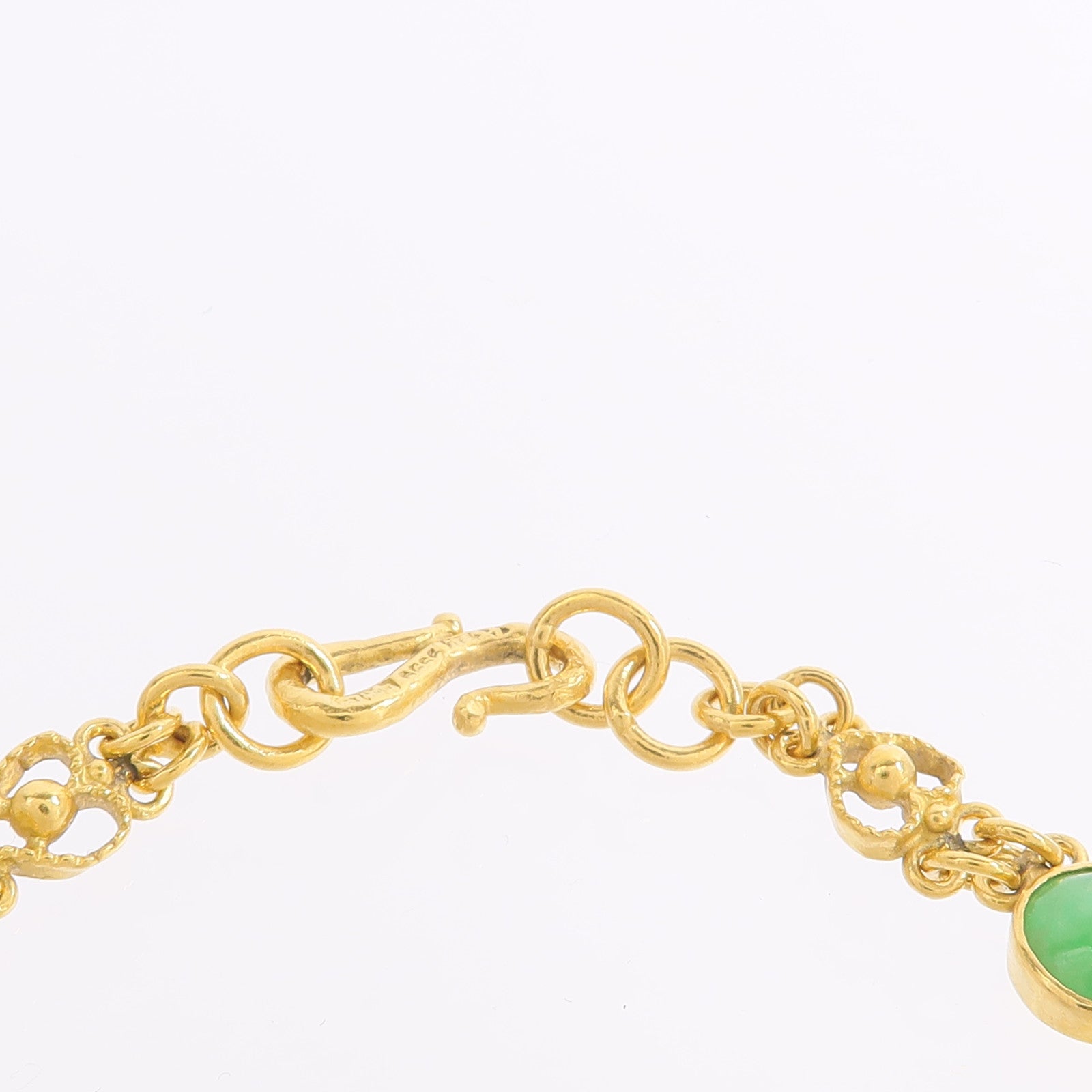 JEWELRY 24K黃金Jade Bracelet翡翠手鏈