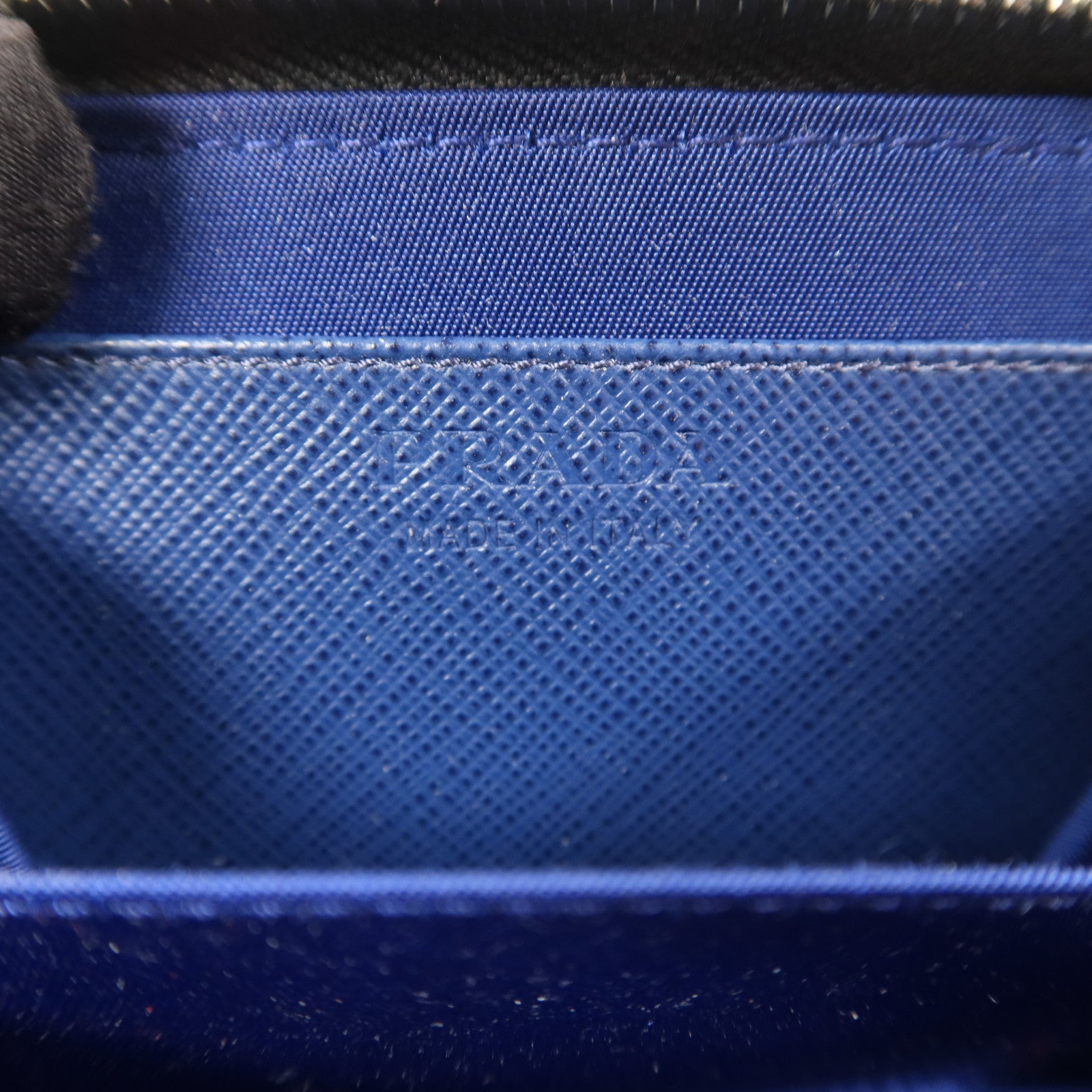 PRADA 尼龍Card Case With Strap銀扣卡片套