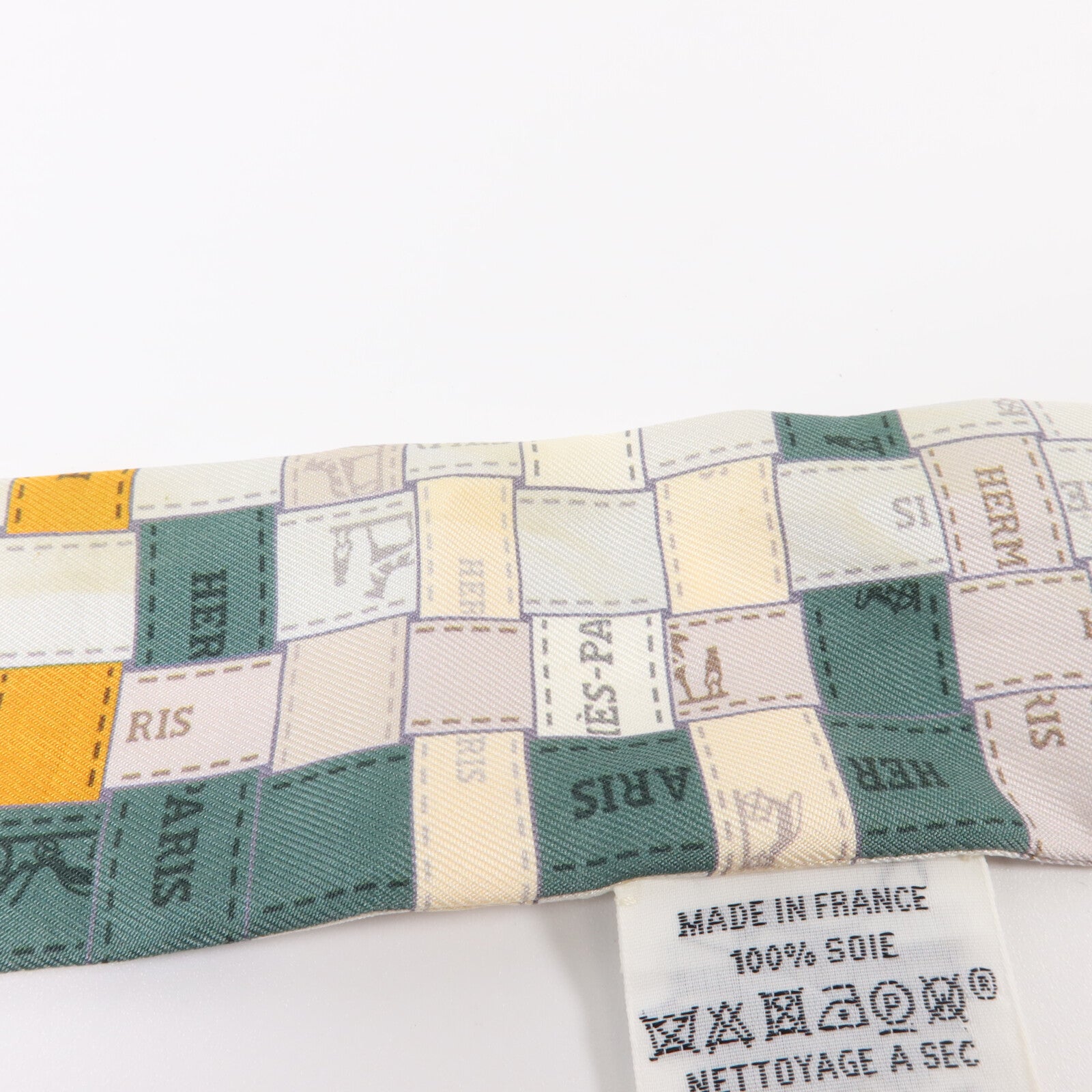 HERMES 絲質Twilly絲巾