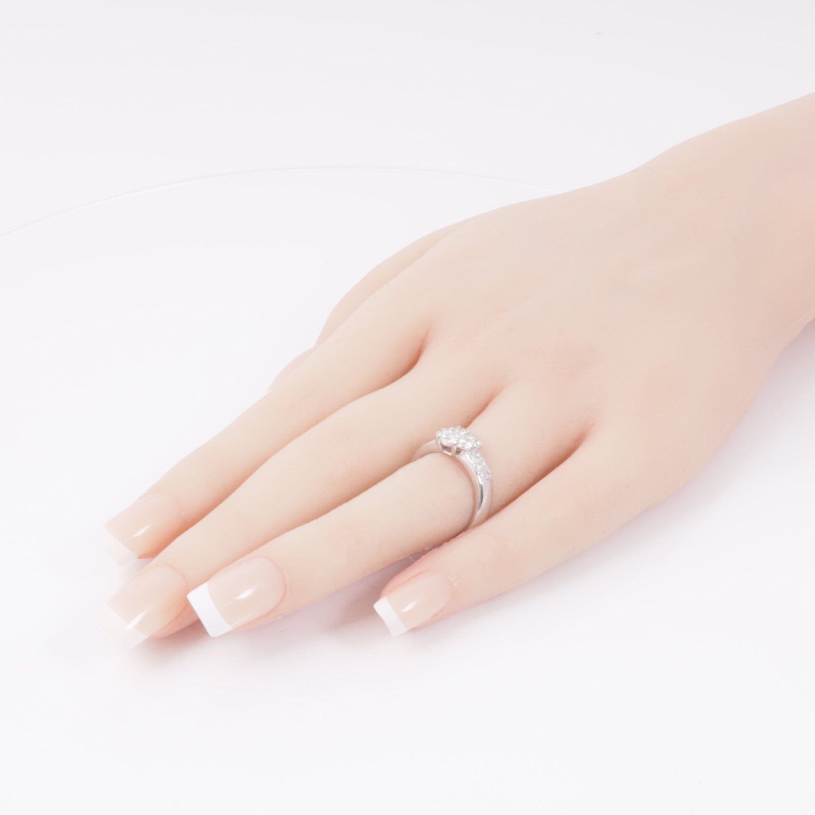 JEWELRY 【激減優惠】PT900鉑金Diamond Ring鑽石戒指US#5.75