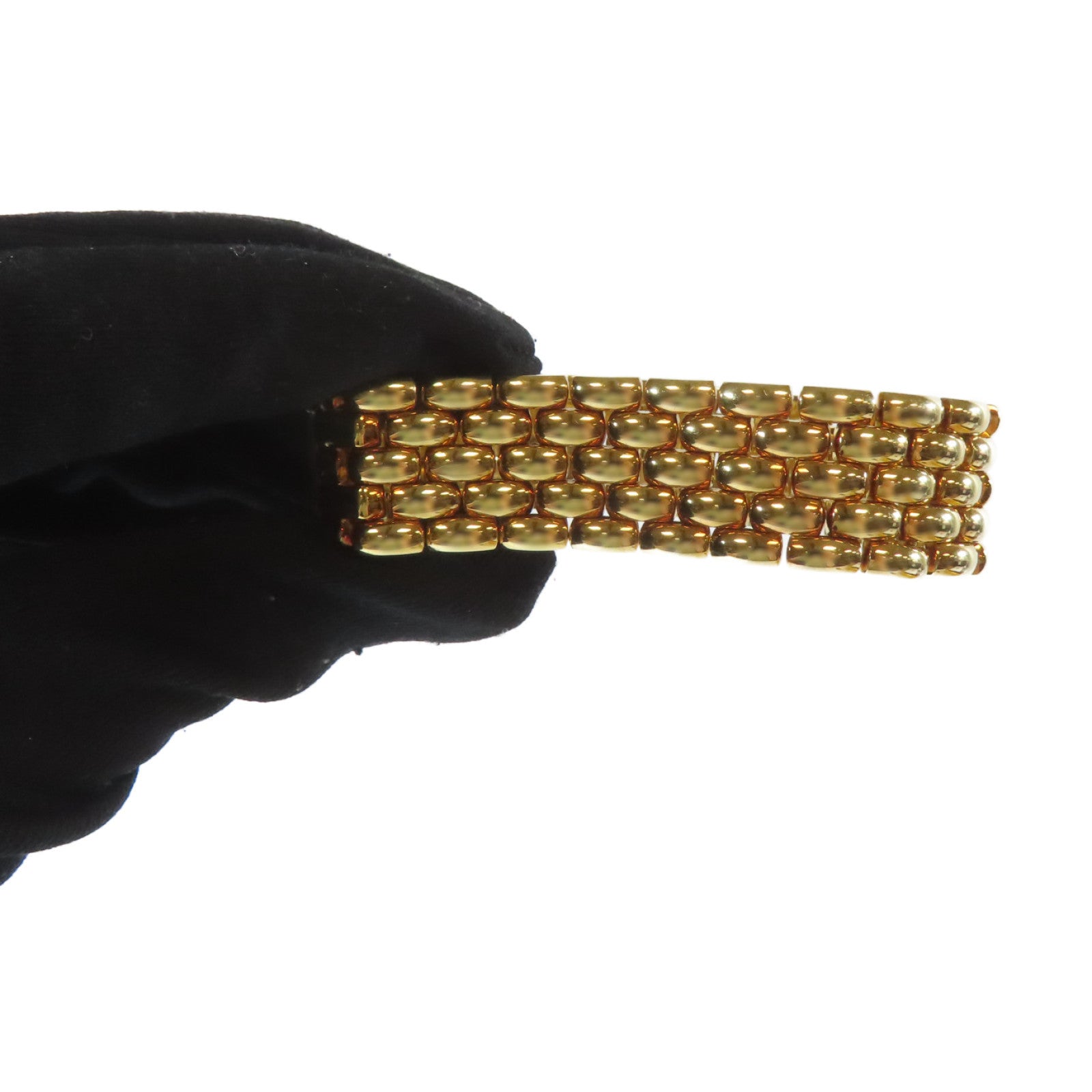 Chaumet Classic Gold Tone PS 18K黃金手錶石英機芯米色