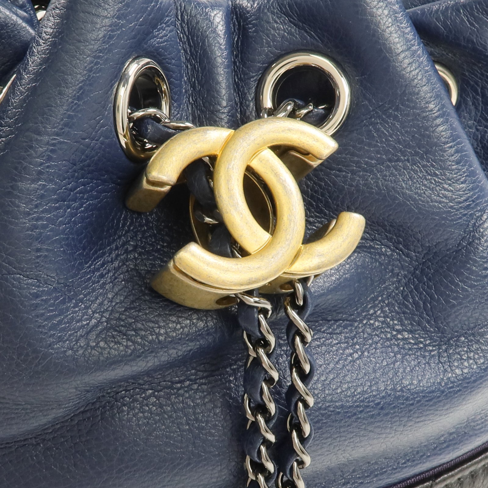 CHANEL 牛皮皮革Chain Shoulder鏈帶肩背袋