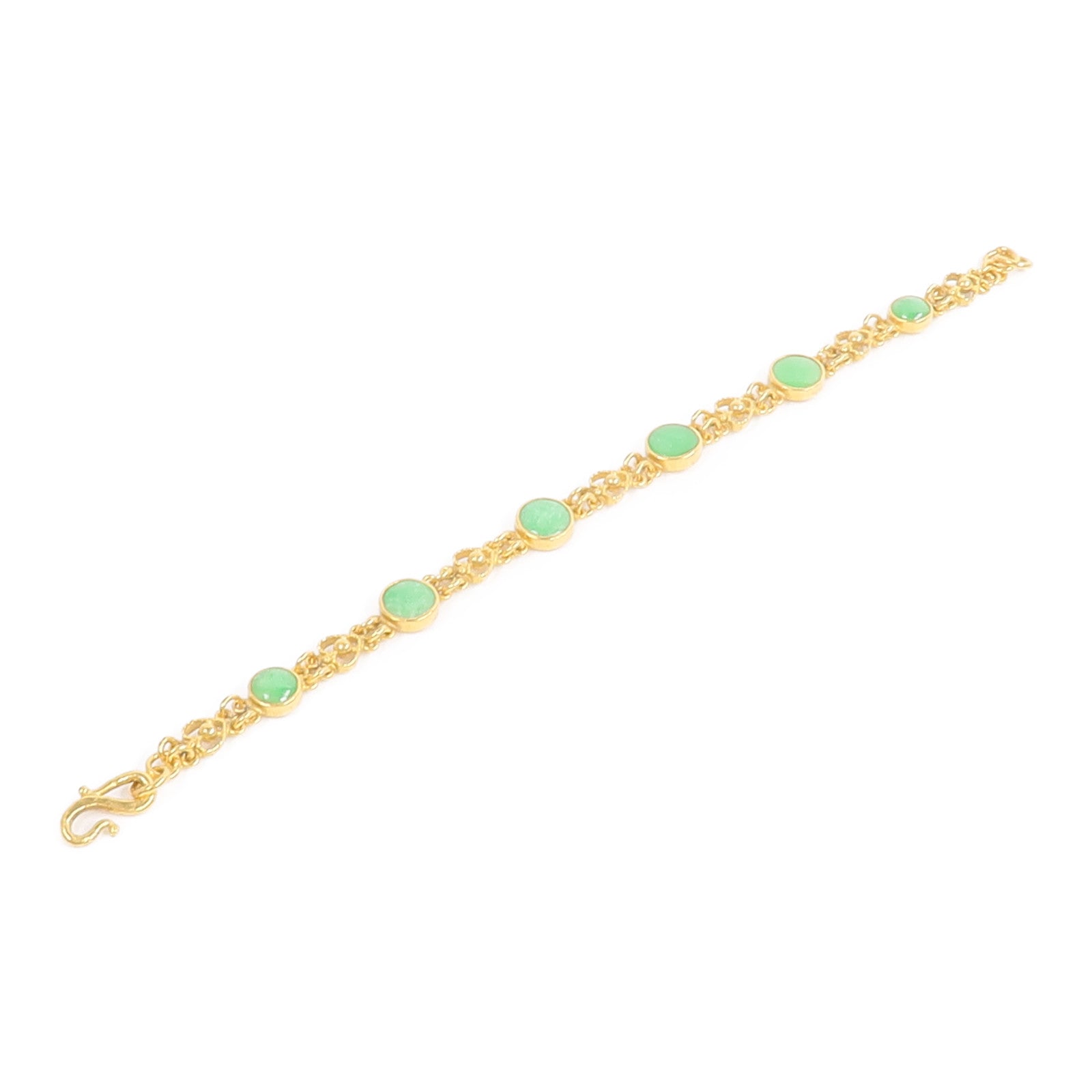 JEWELRY 24K黃金Jade Bracelet翡翠手鏈