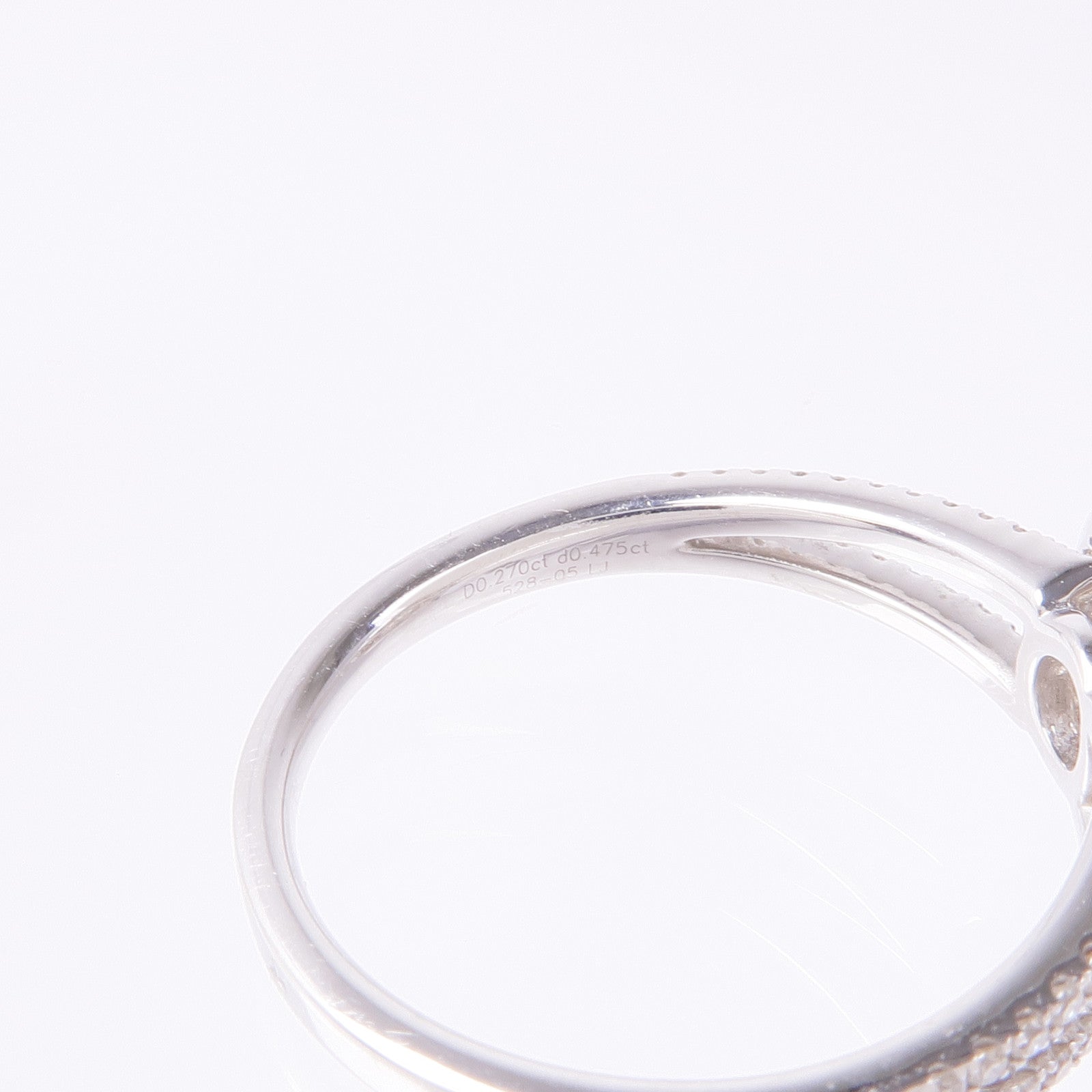 JEWELRY 18K白Diamond Ring鑽石戒指US#8.5