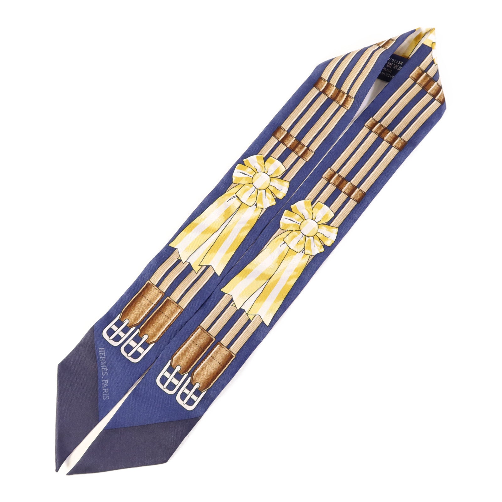 HERMES 絲質Twilly絲巾