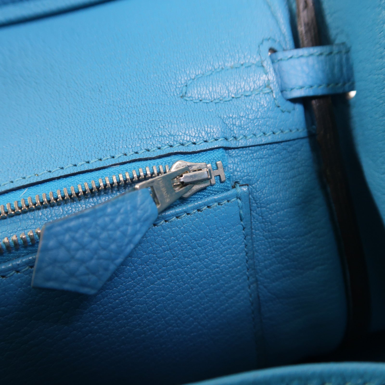 HERMES Togo皮革Birkin 25手挽袋Turquoise