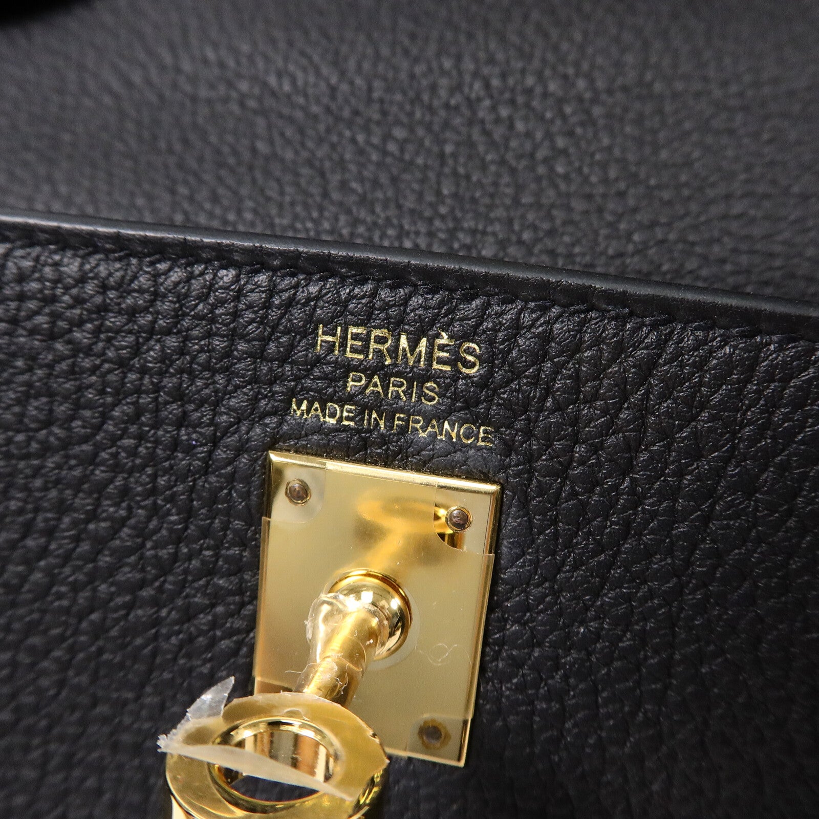 HERMES 【激減優惠】Togo皮革Kelly 25手挽肩背兩用袋Noir