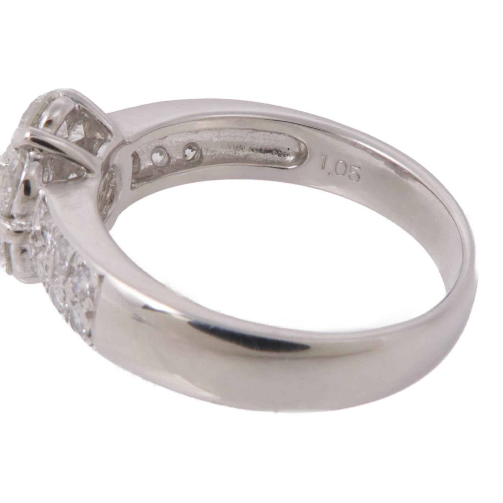 JEWELRY 【激減優惠】PT900鉑金Diamond Ring鑽石戒指US#5.75