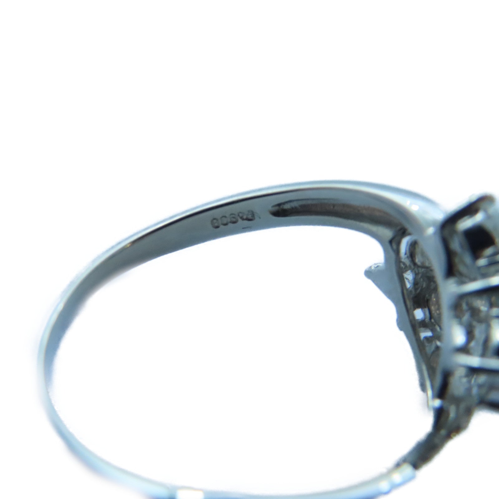 JEWELRY PT900白金Diamond Ring 1.00ct鑽石戒指US#7.25