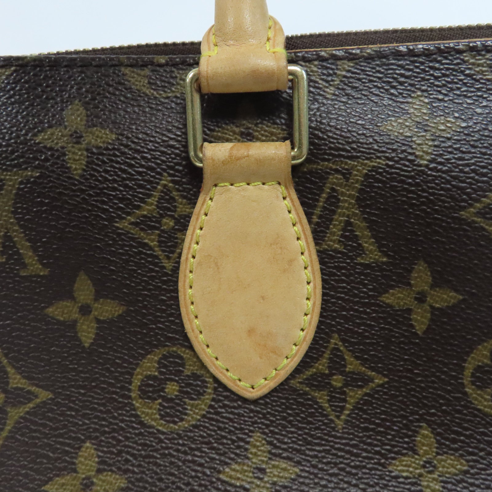 LOUIS VUITTON Monogram Popincourt金扣手挽袋啡色