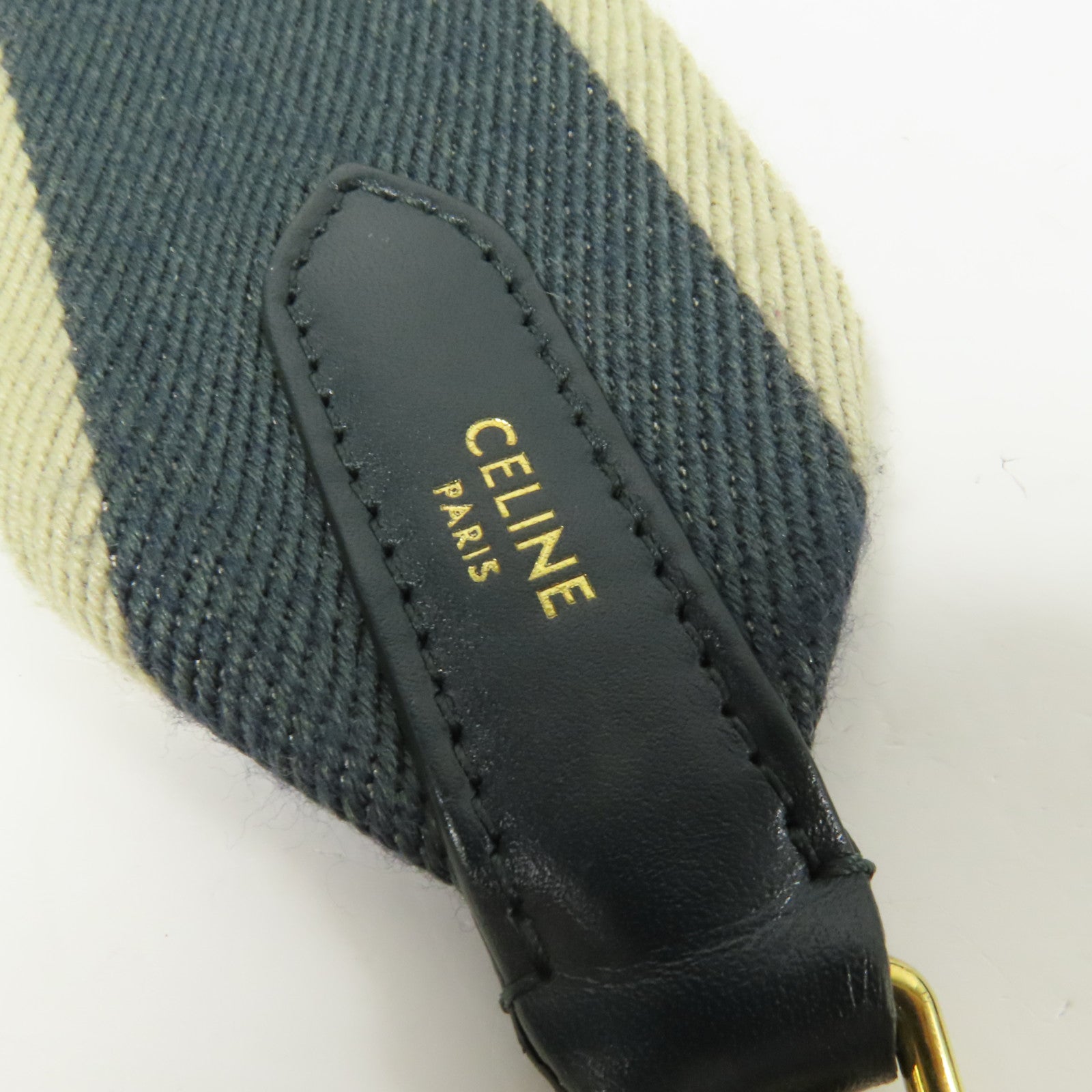 CELINE 【激減優惠】帆布Strap金扣肩背帶