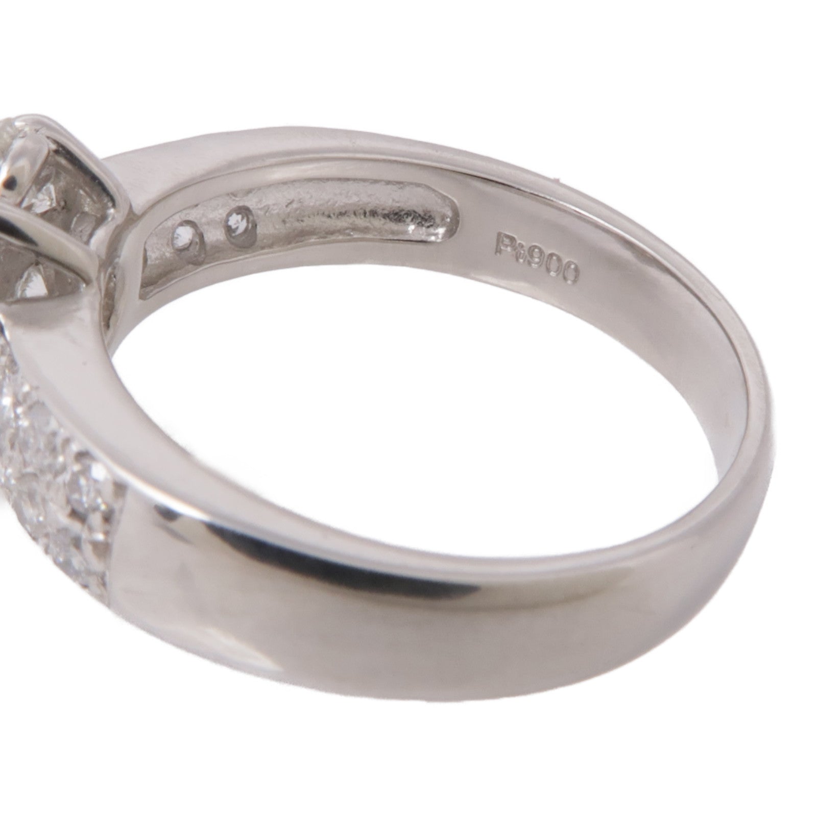 JEWELRY 【激減優惠】PT900鉑金Diamond Ring鑽石戒指US#5.75