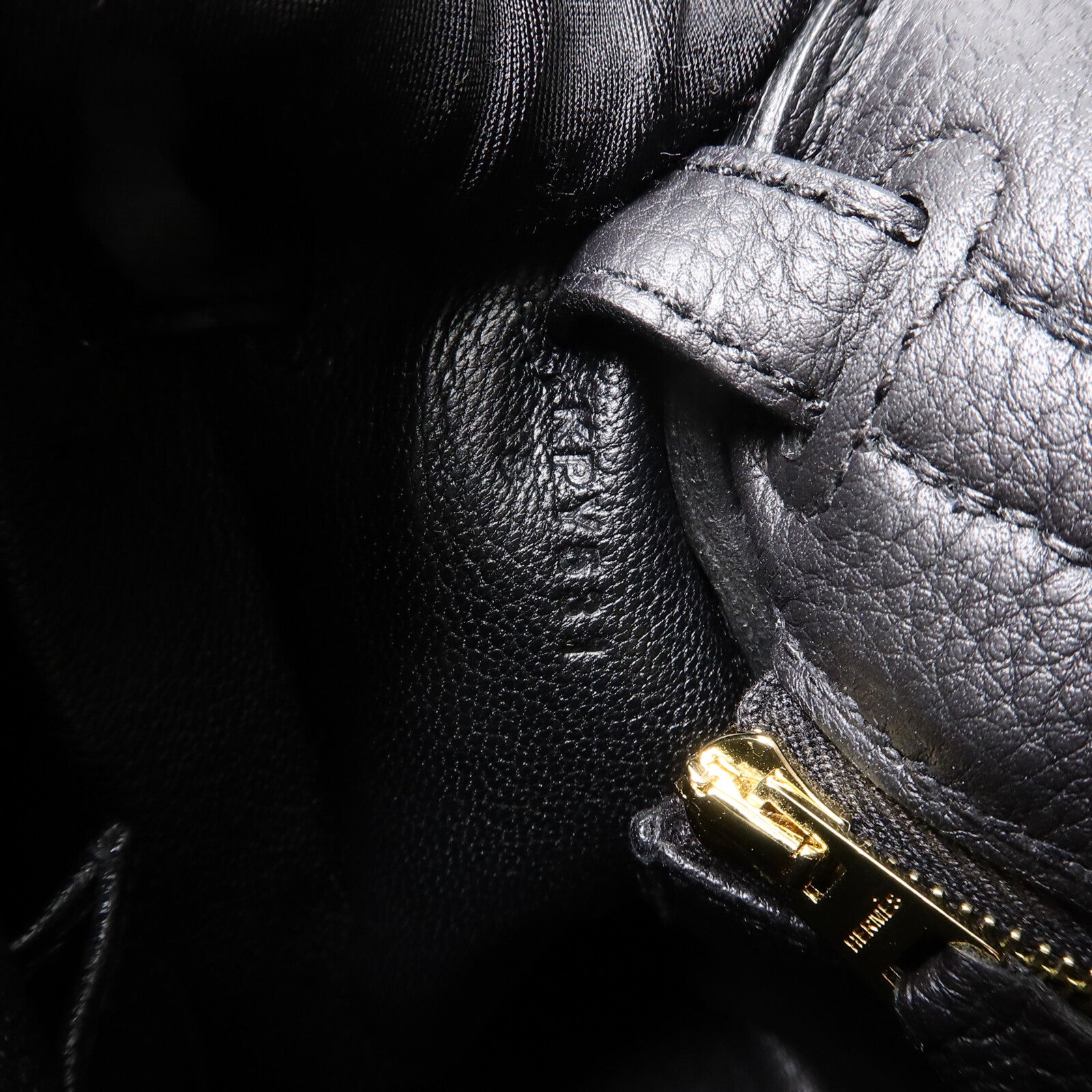 HERMES 【激減優惠】Togo皮革Kelly 25手挽肩背兩用袋Noir