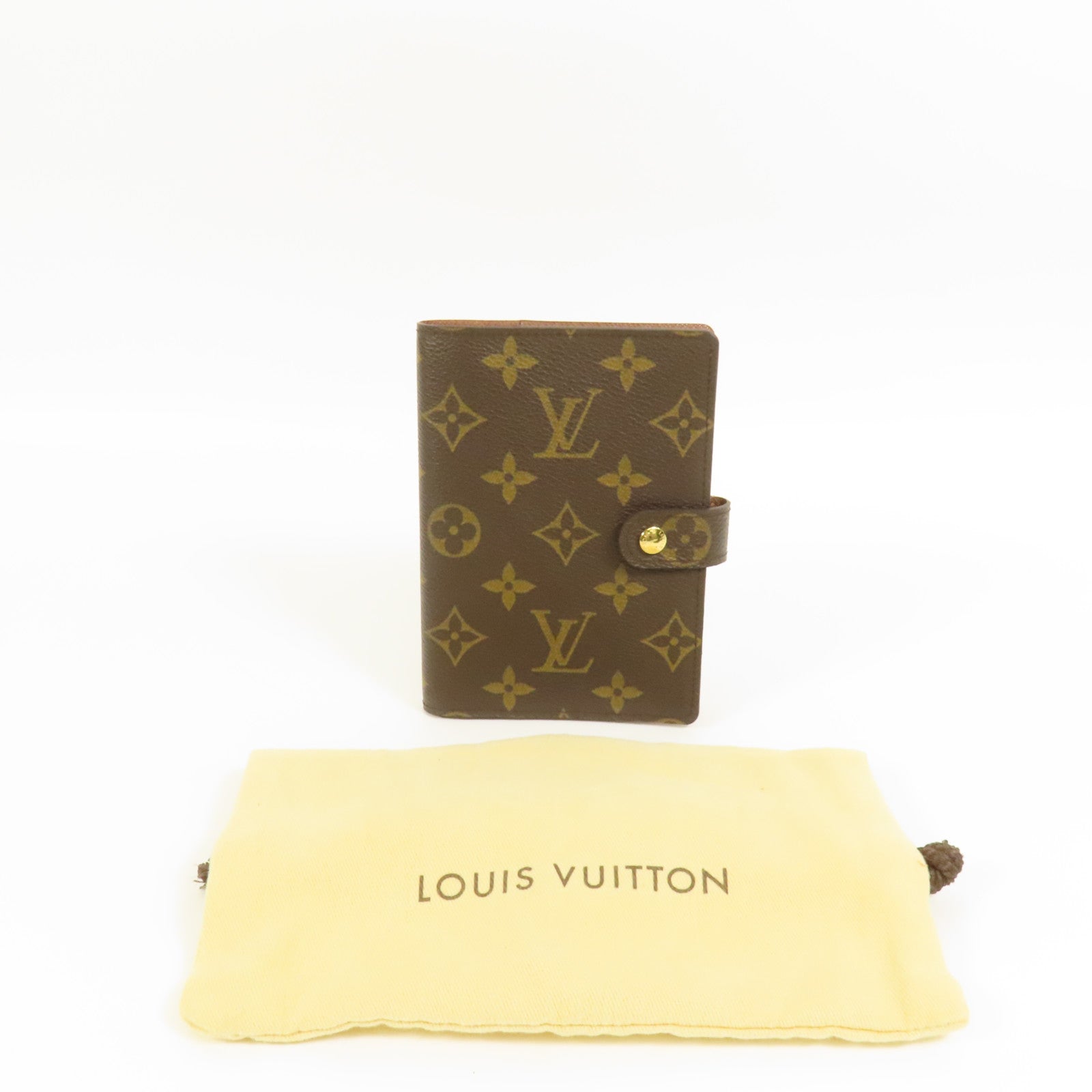LOUIS VUITTON Monogram Agenda Cover金扣記事本封套