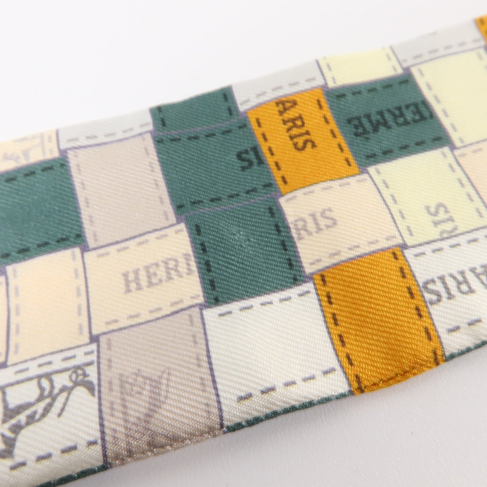 HERMES 絲質Twilly絲巾