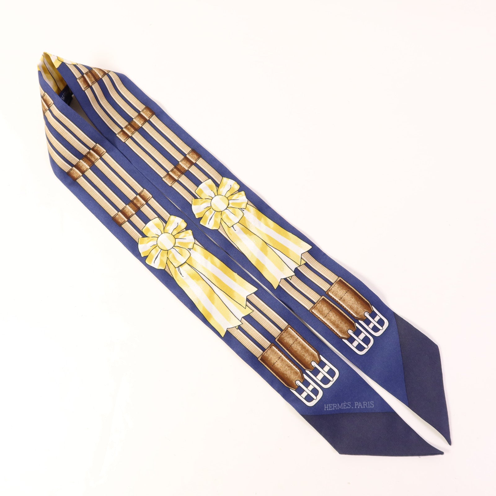 HERMES 絲質Twilly絲巾