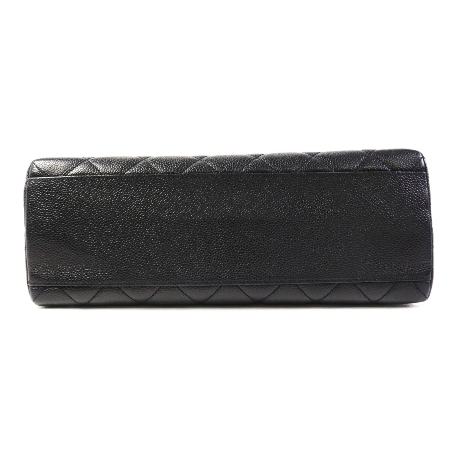 CHANEL 牛皮皮革Matelasse Bag銀扣手挽袋