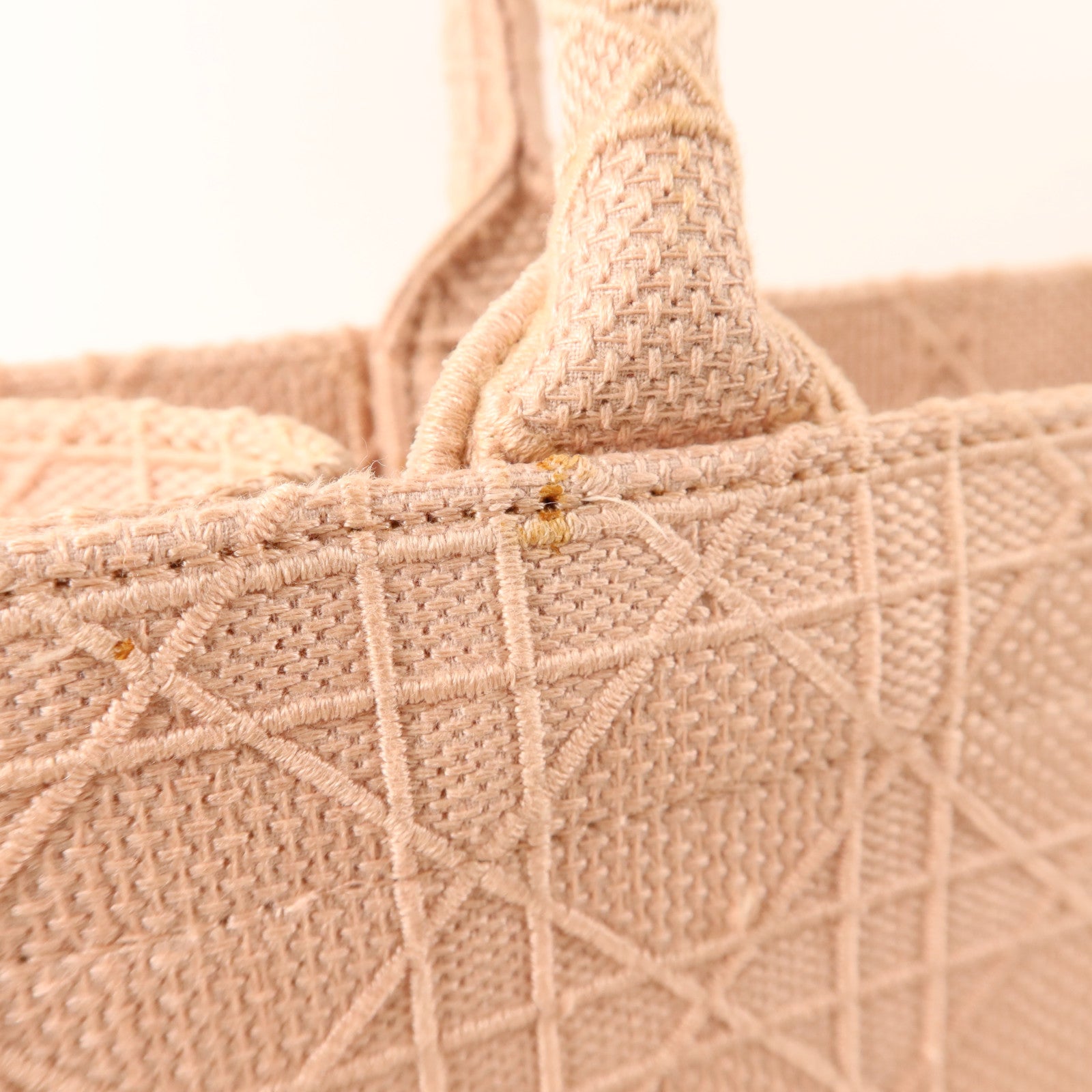 Dior 帆布Cannage Book Tote手挽袋