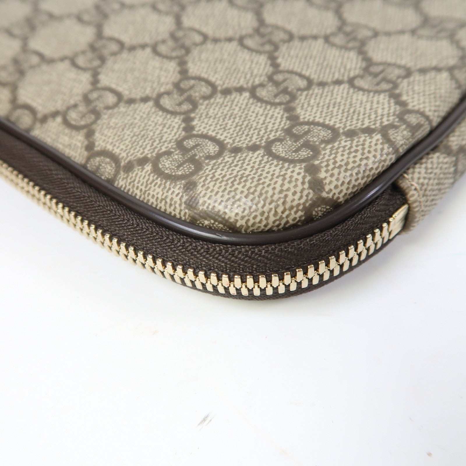 GUCCI 塗層帆布Briefcase金扣商務包/公事包啡色