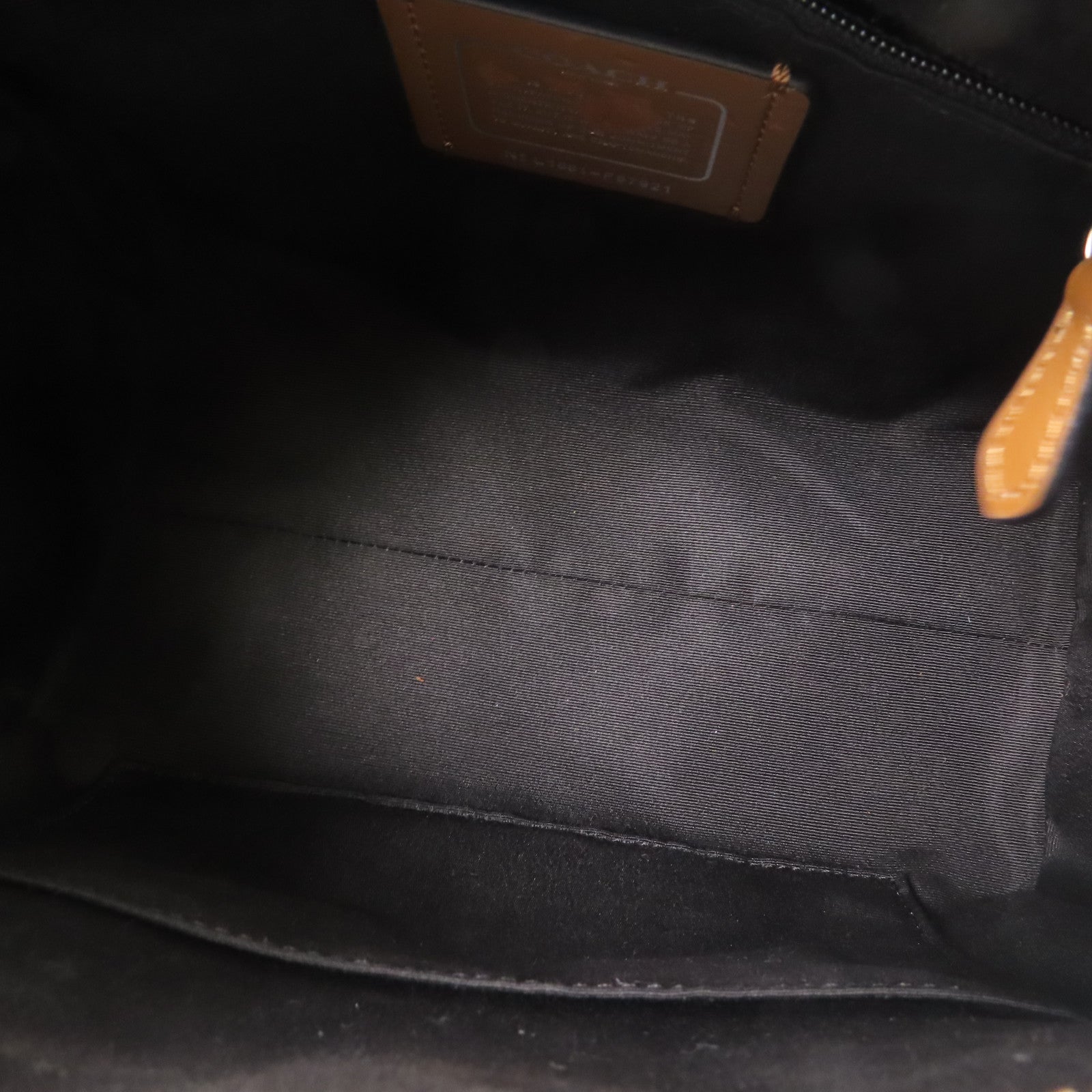 COACH 牛皮皮革2 Way Shoulder Bag銀扣手挽肩背兩用袋