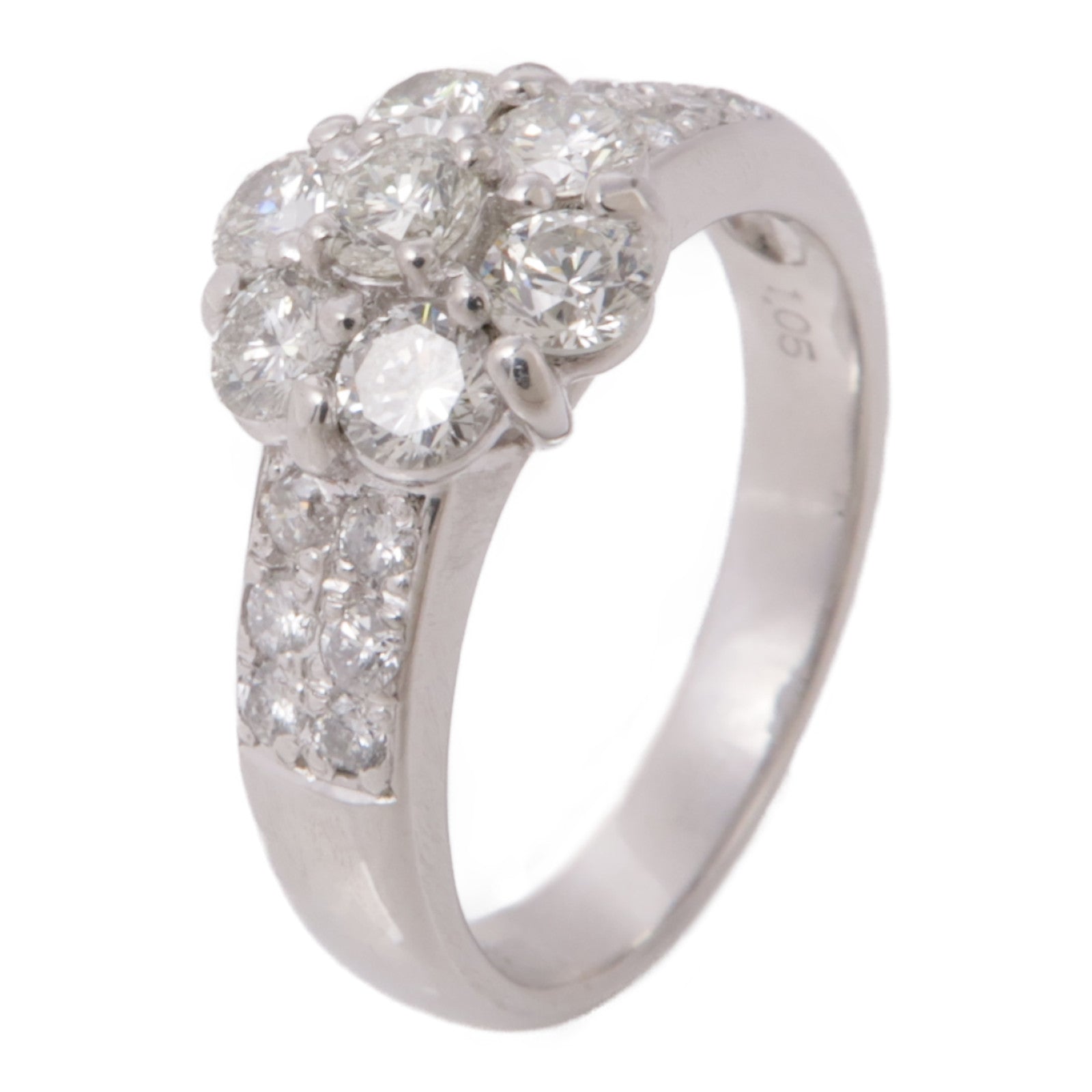 JEWELRY【激減優惠】 PT900鉑金Diamond Ring鑽石戒指US#5.75