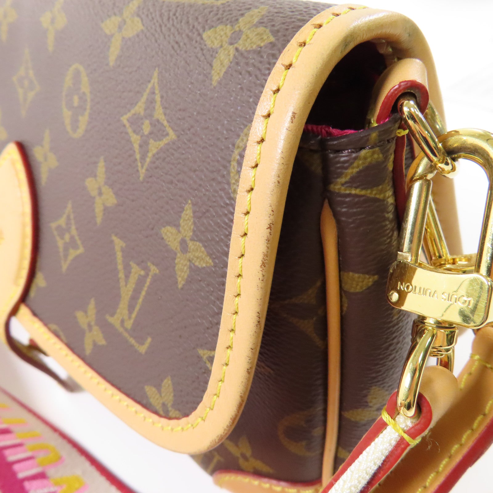LOUIS VUITTON Monogram Diane金扣肩背袋
