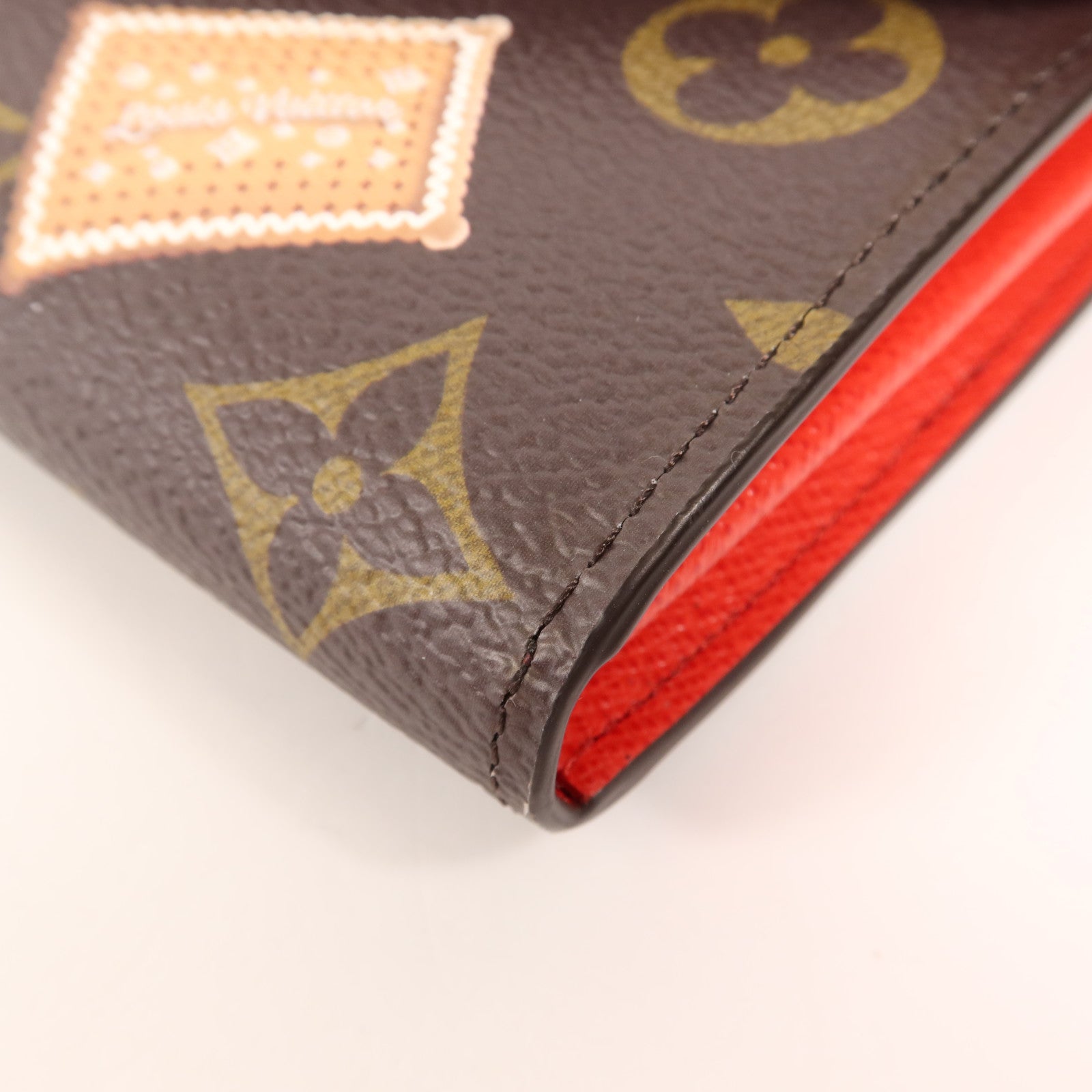 LOUIS VUITTON Monogram Sarah Wallet金扣長錢包