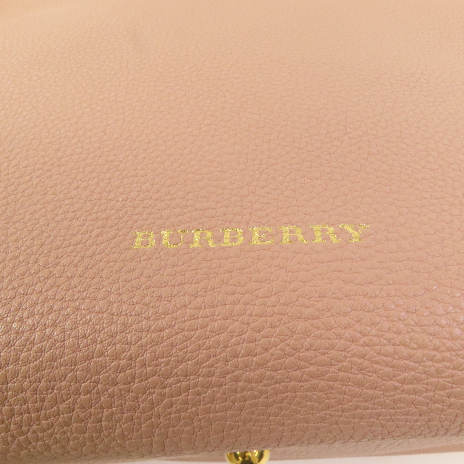 BURBERRY 牛皮皮革2 Way Shoulder金扣手挽肩背兩用袋