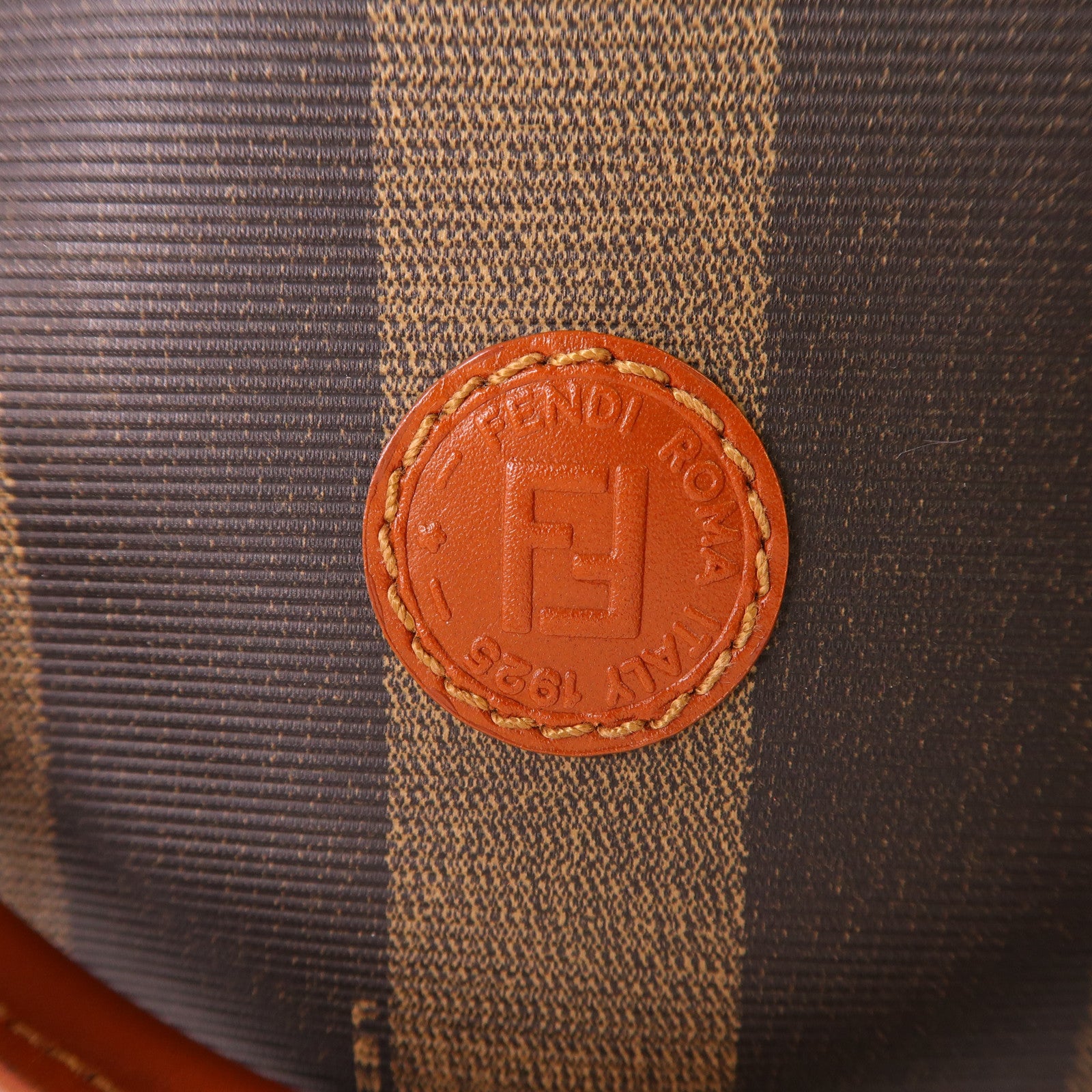 FENDI 【激減優惠】塗層帆布Vintage Pequin Convertible Boston Bag金扣手挽肩背兩用袋