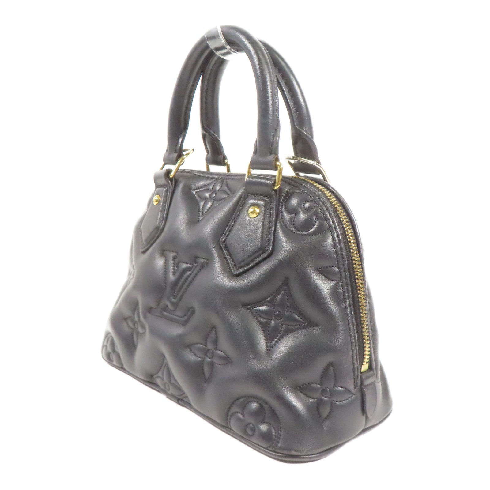 LOUIS VUITTON 牛皮皮革Alma BB金扣手挽肩背兩用袋