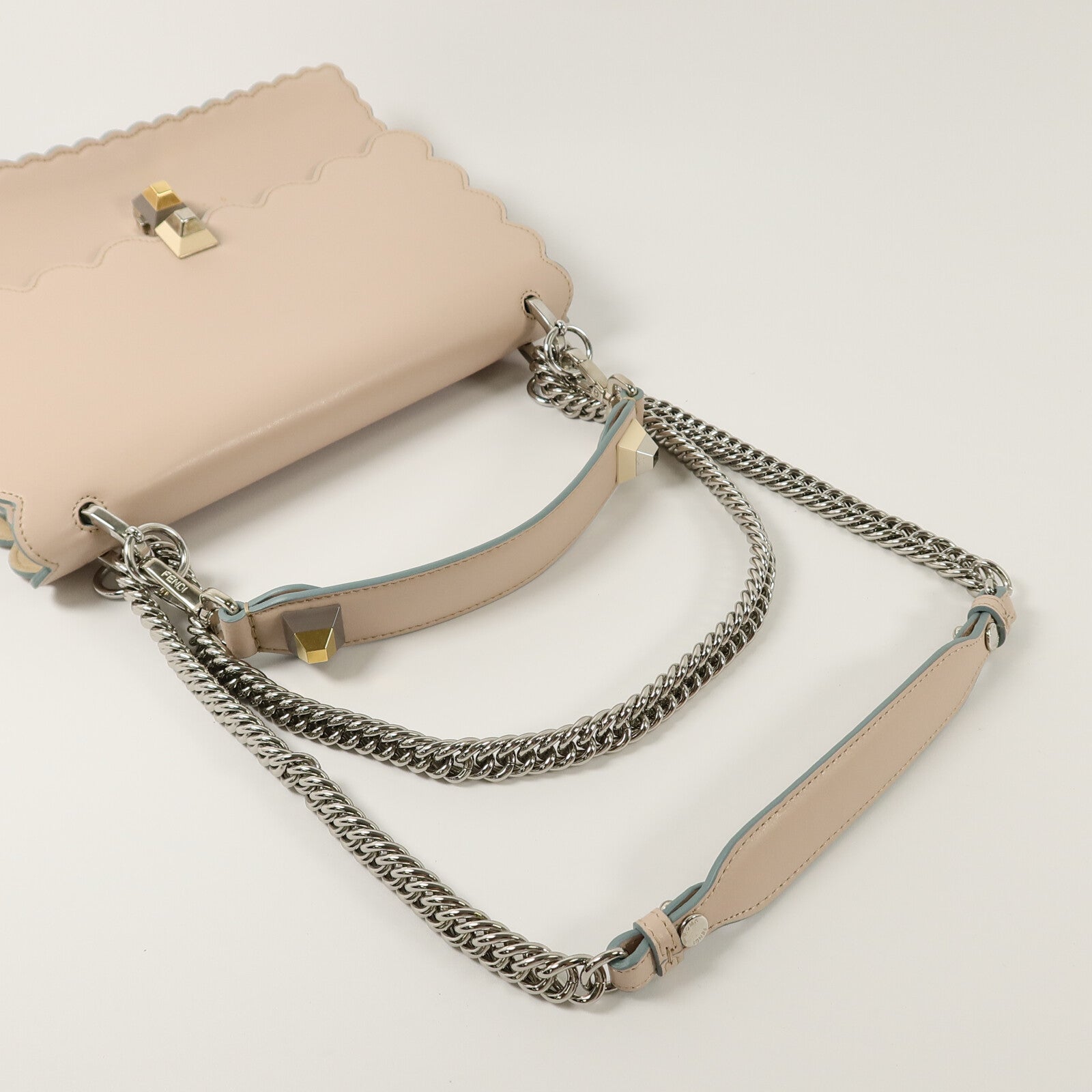 FENDI 牛皮皮革Kan I手挽肩背兩用袋