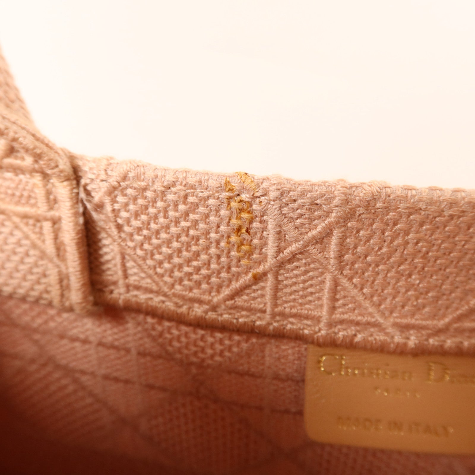 Dior 帆布Cannage Book Tote手挽袋