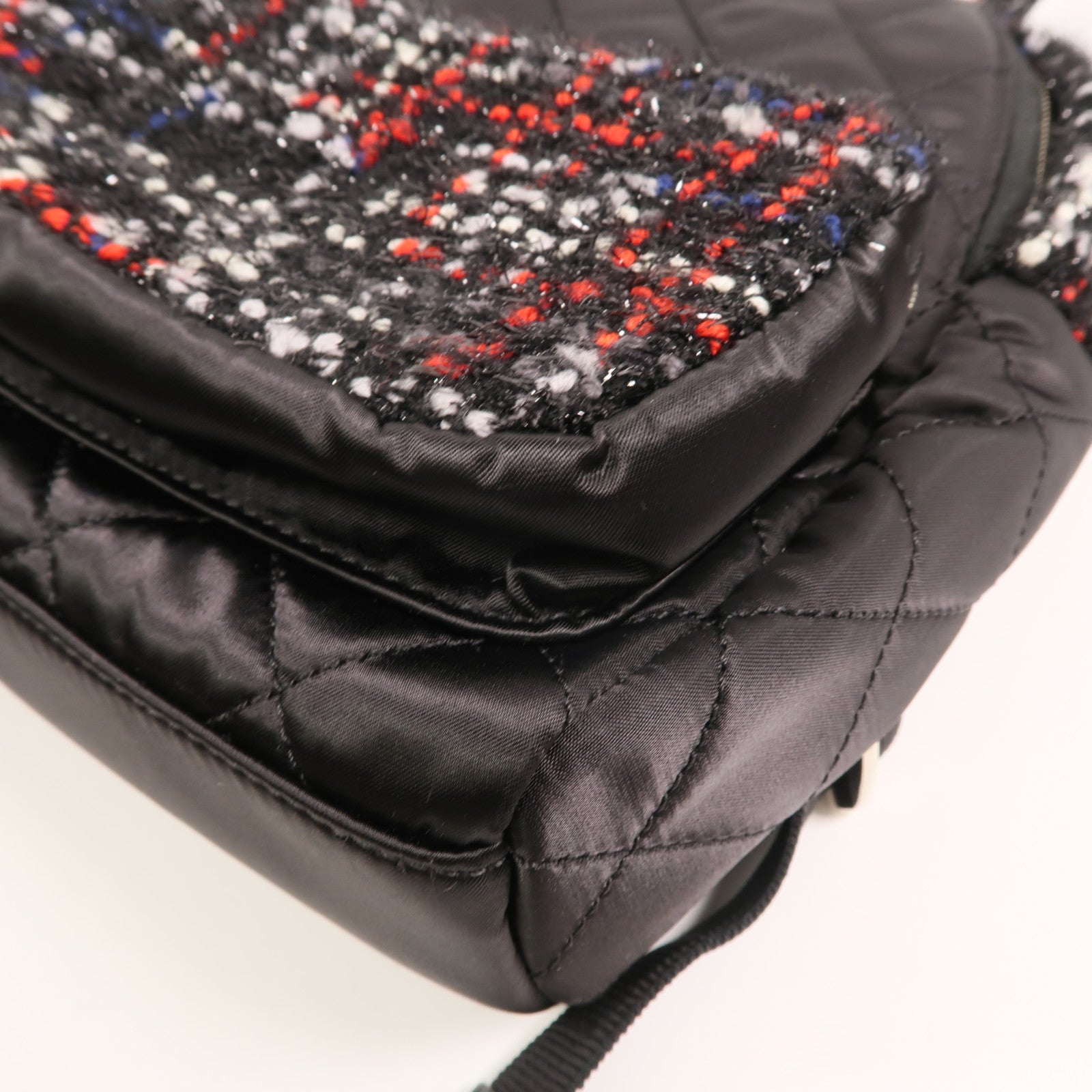 CHANEL 尼龍/Tweed Backpack背包