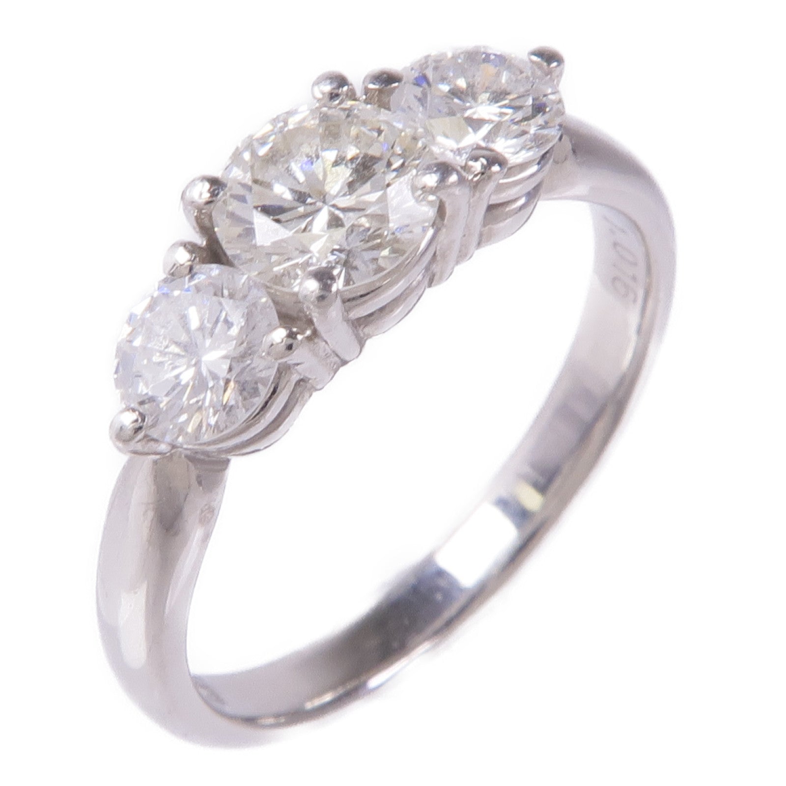 JEWELRY Diamond Ring PT900 Platinum US#6