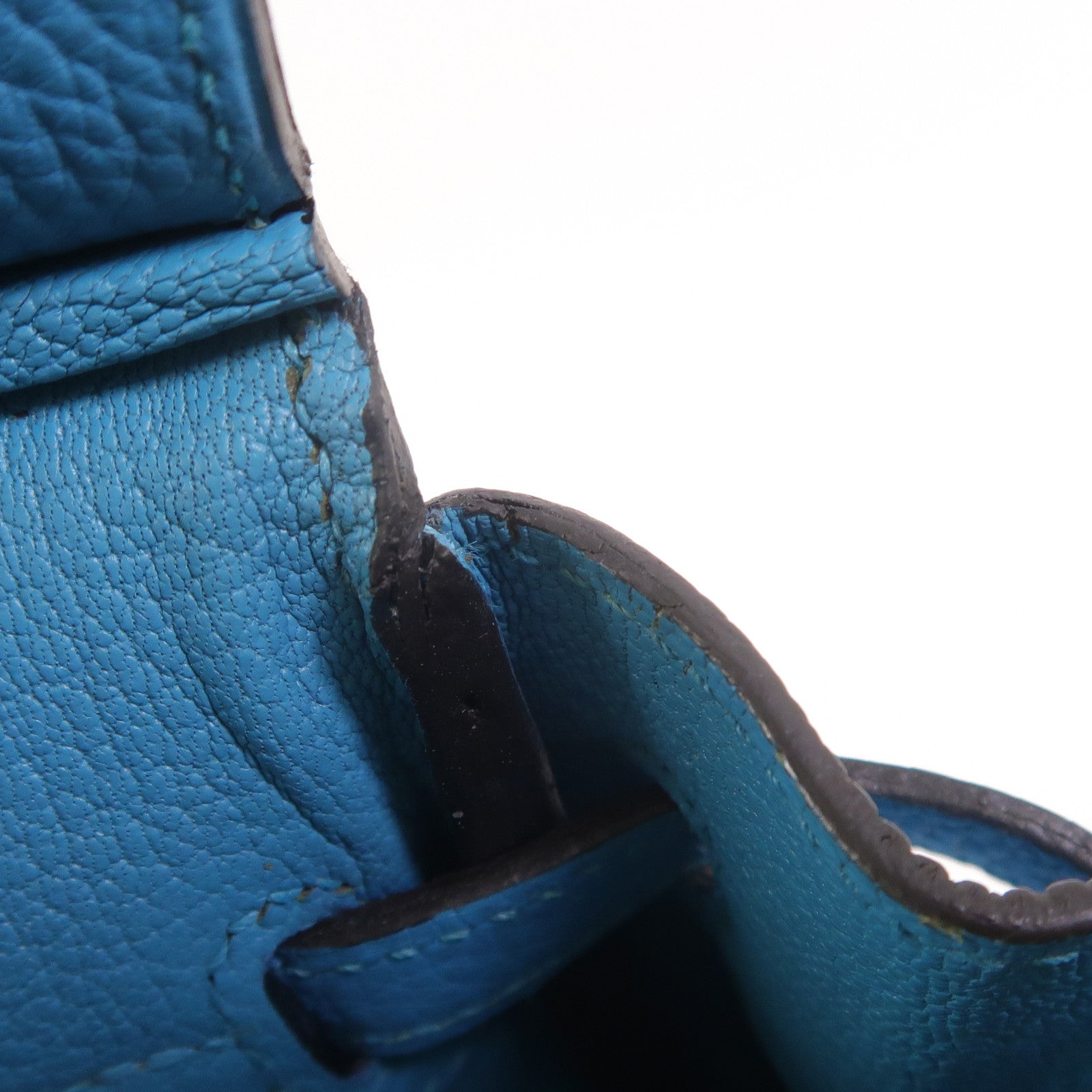 HERMES Togo皮革Birkin 25手挽袋Turquoise