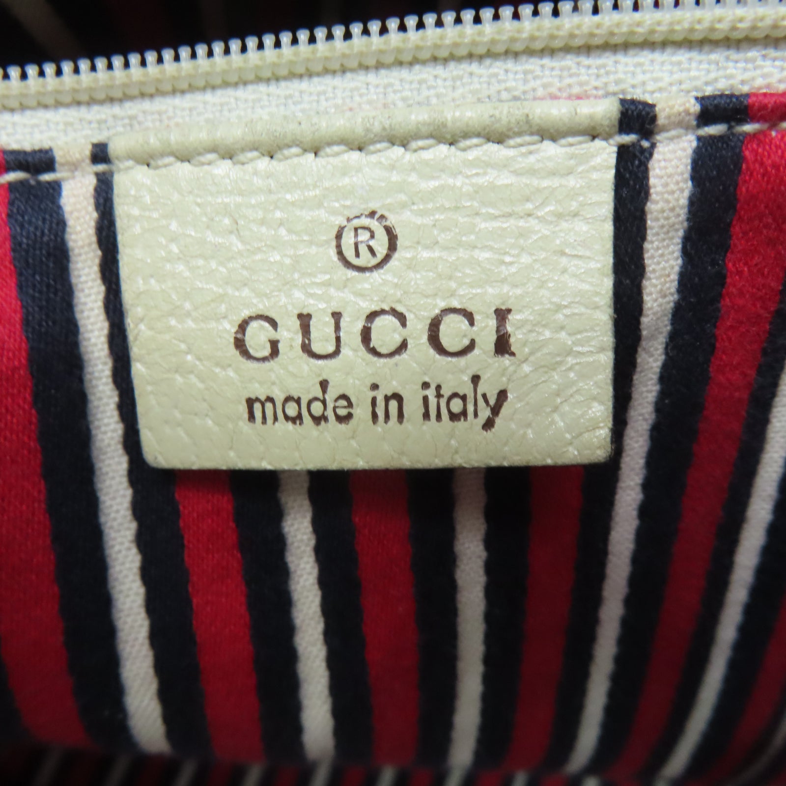 GUCCI 【激減優惠】帆布Shoulder Bag金扣肩背袋藍色/白色