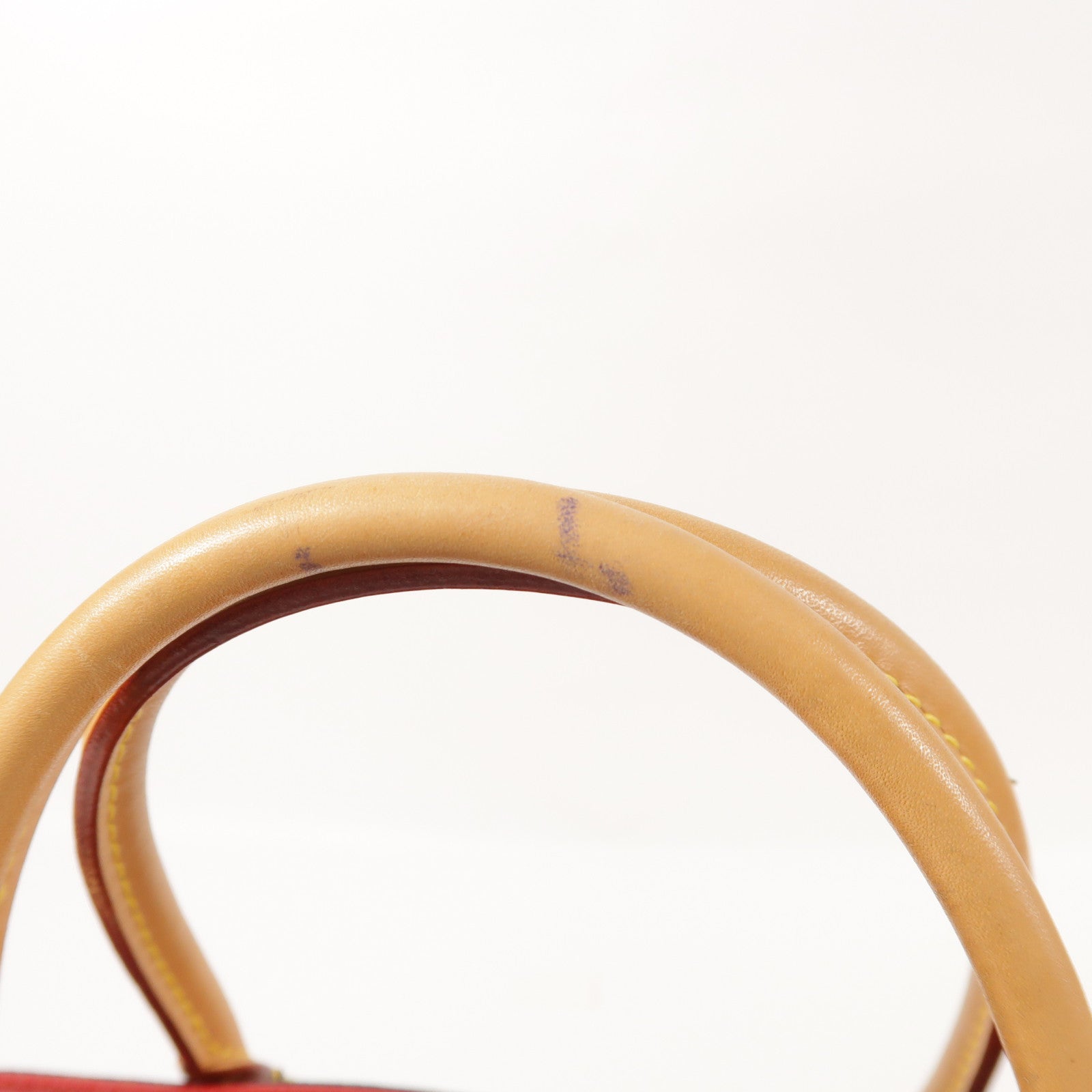 LOUIS VUITTON LV GHW Pallas 2 Way Shoulder Handbag M41175 Monogram Brown/Red